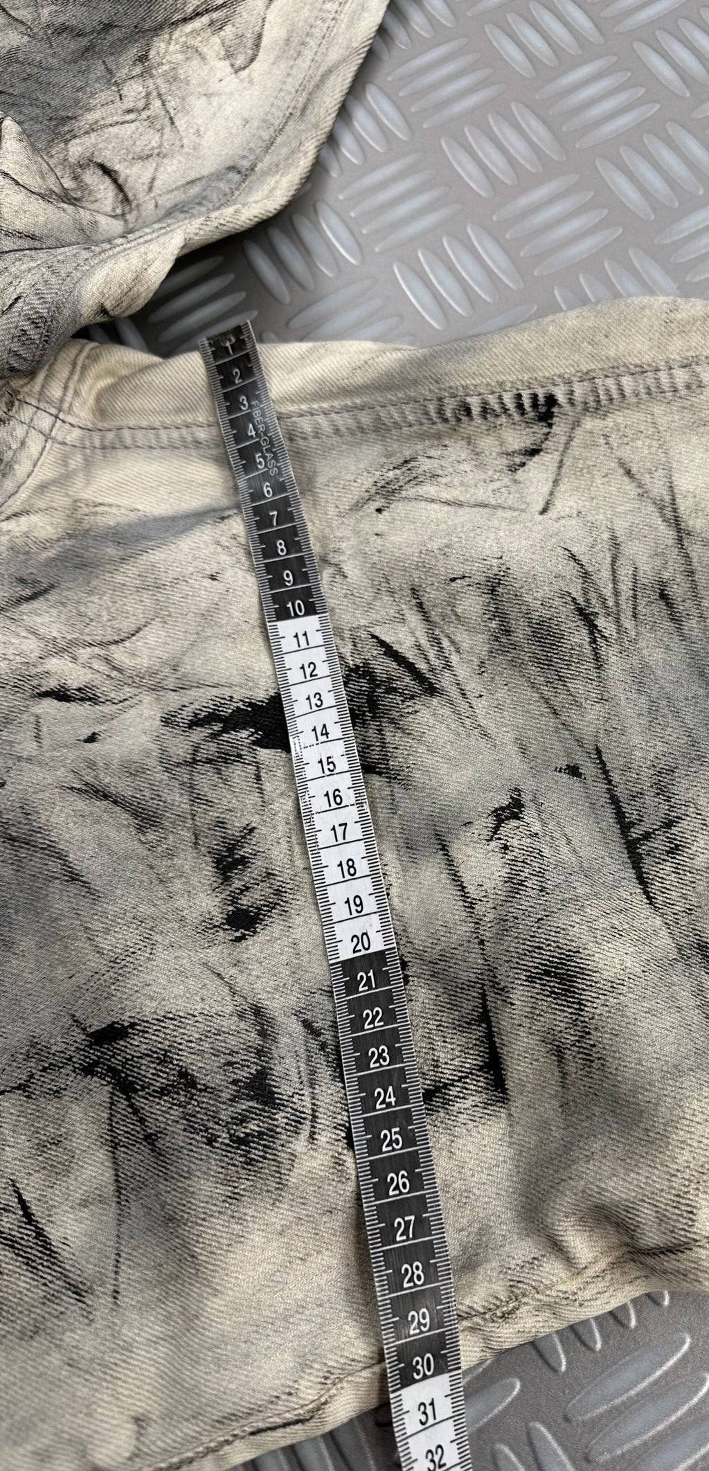 Vintage custom jeans faded y2k (L)