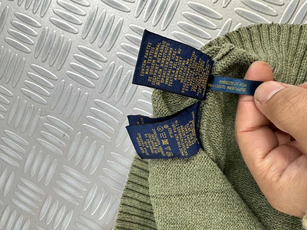 Polo Ralph Lauren mid zip sweater handmade (M)