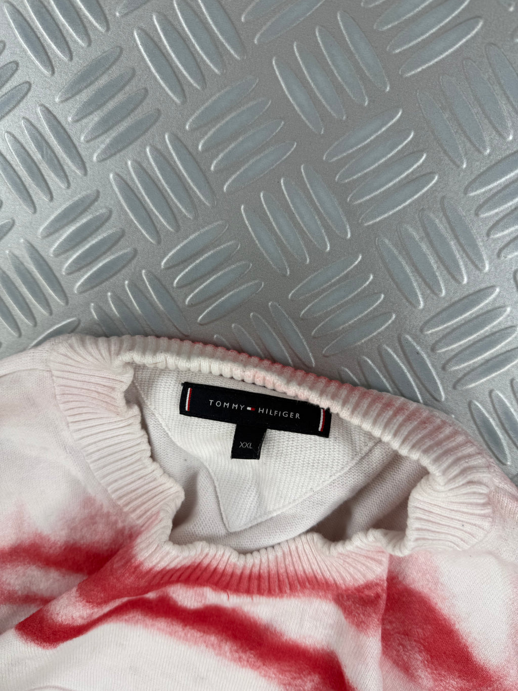 Vintage Tommy Hilfiger Y2k Knitted Sweater custom (XXL)