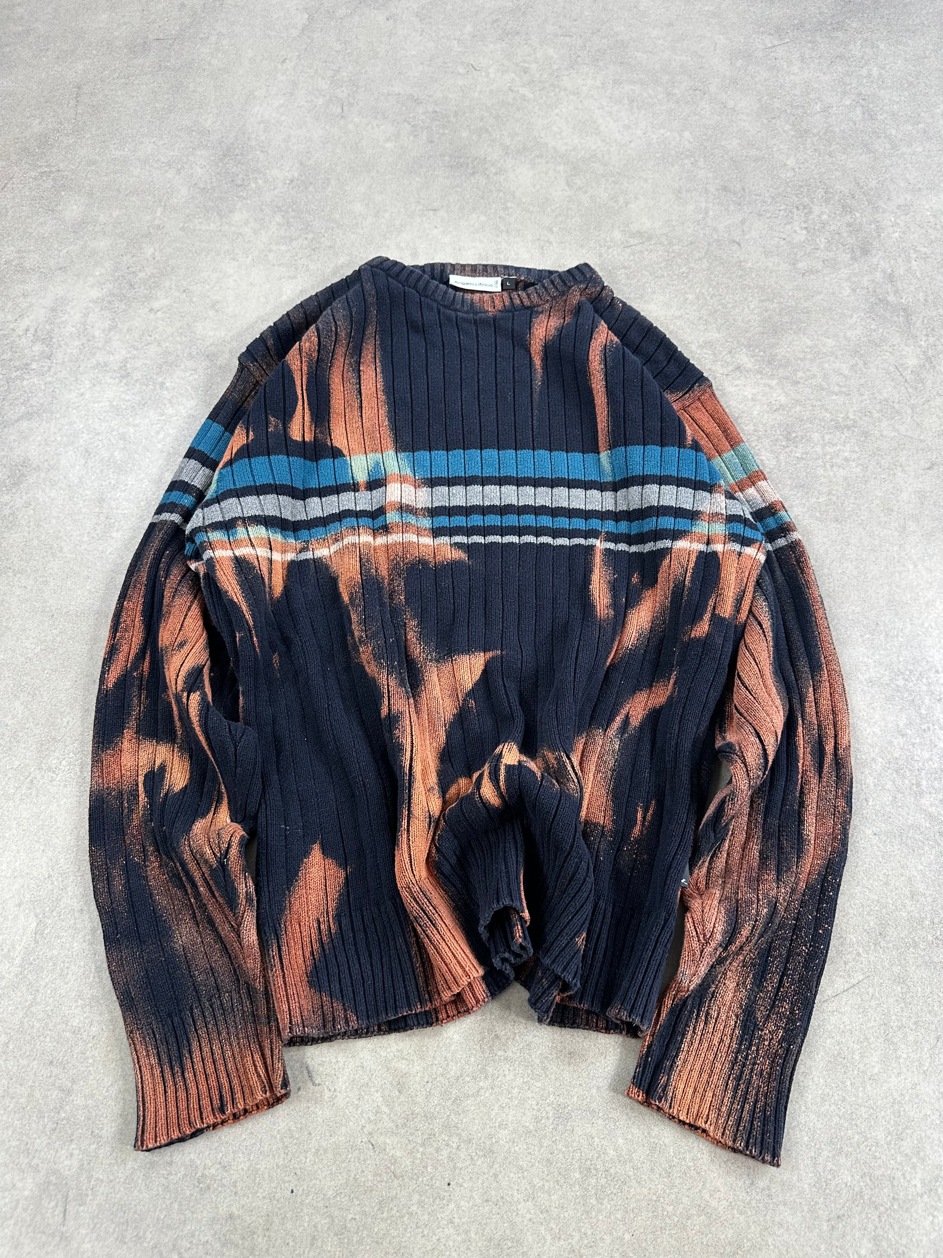 Knitted sweater vintage y2k custom (L)