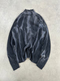 Vintage Knitted Y2k asymetrical Sweater custom (M)