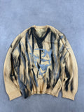 Y2k custom sweater knitted (M)
