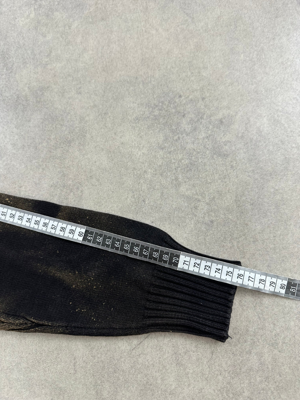 Full zip knitted sweater custom 00’s (S)