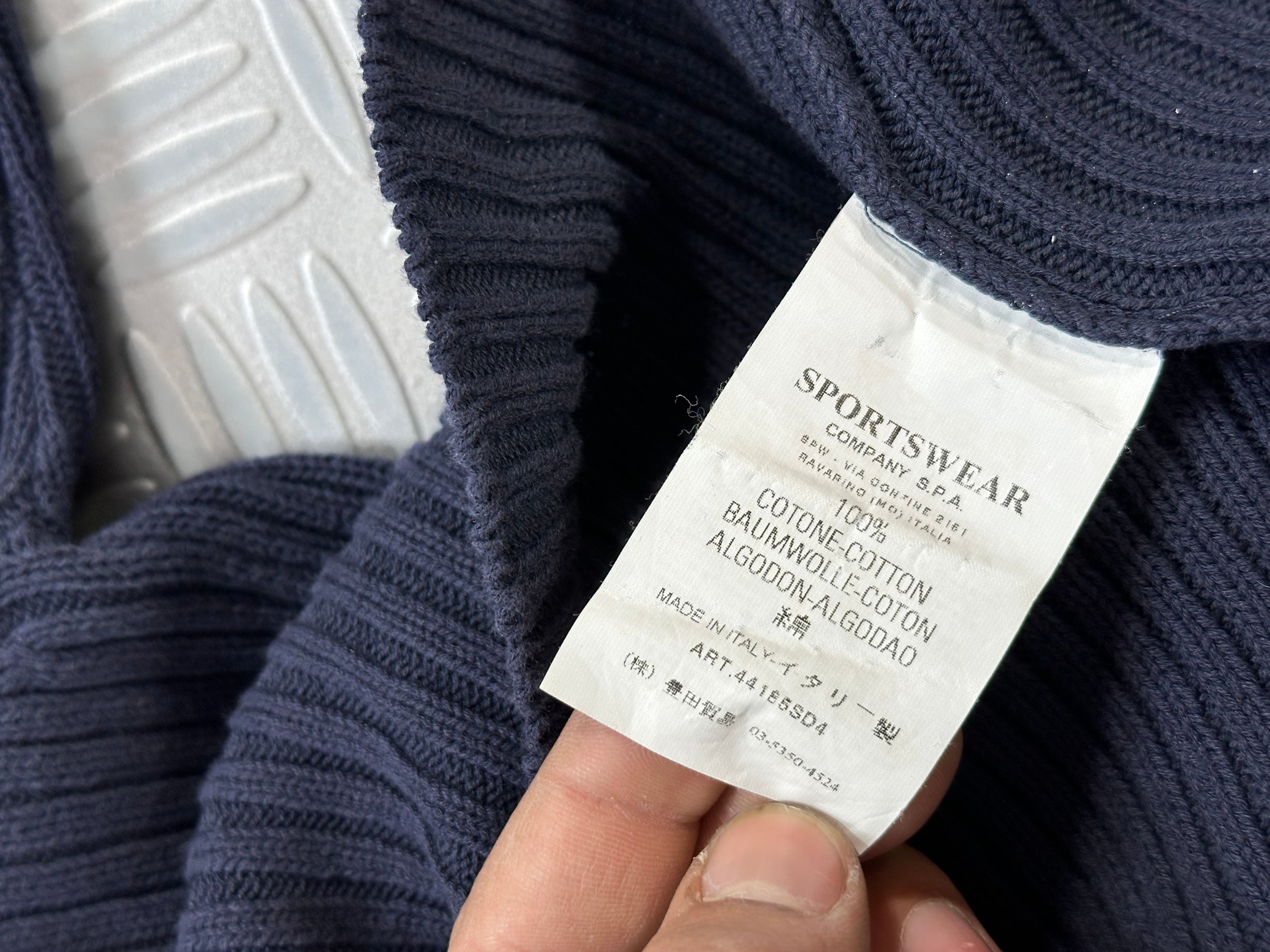 Knitted hooded sweater cp company vintage y2k