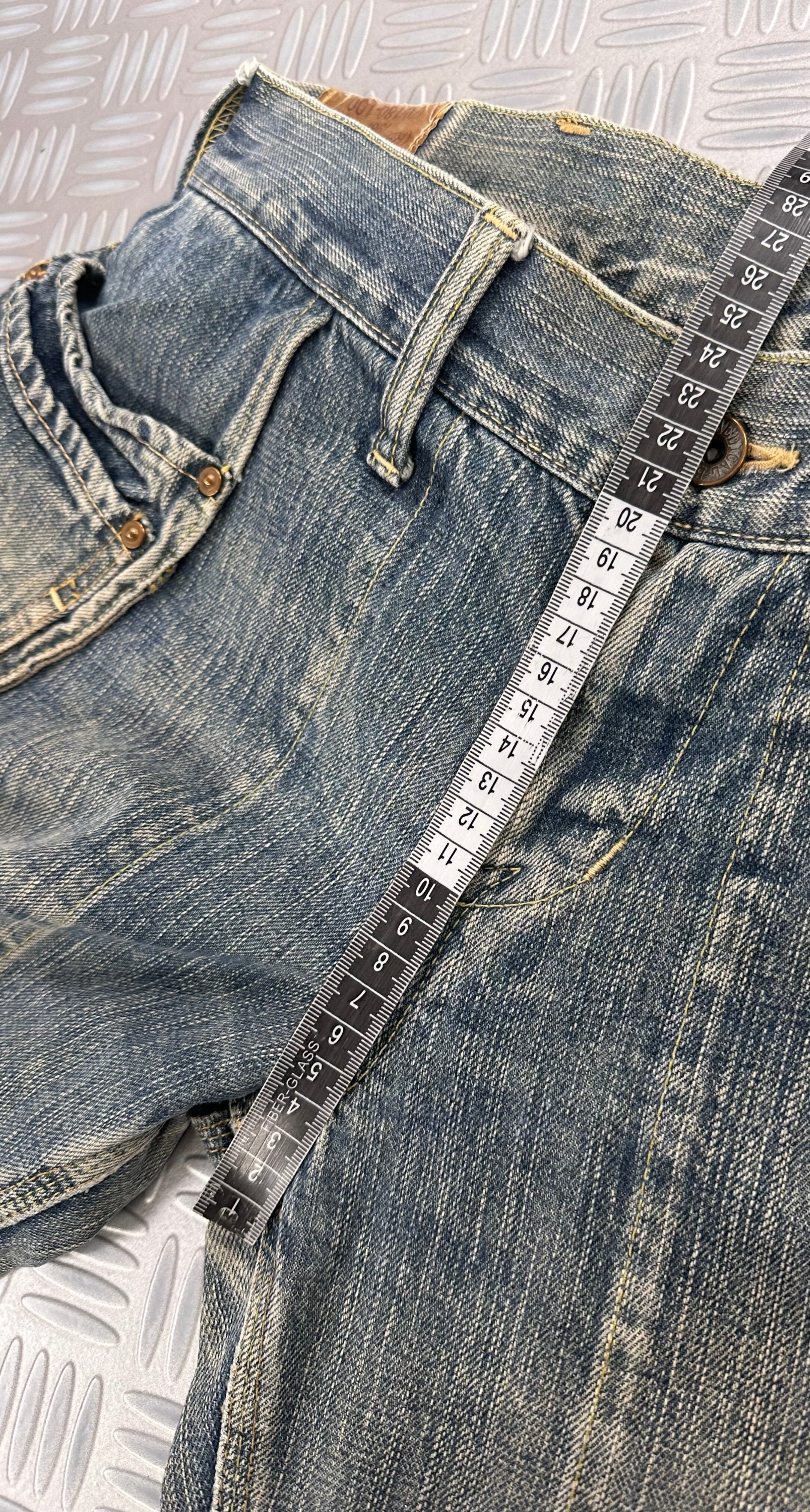 Flared jeans y2k 00’s multipocket made in Japan (M)