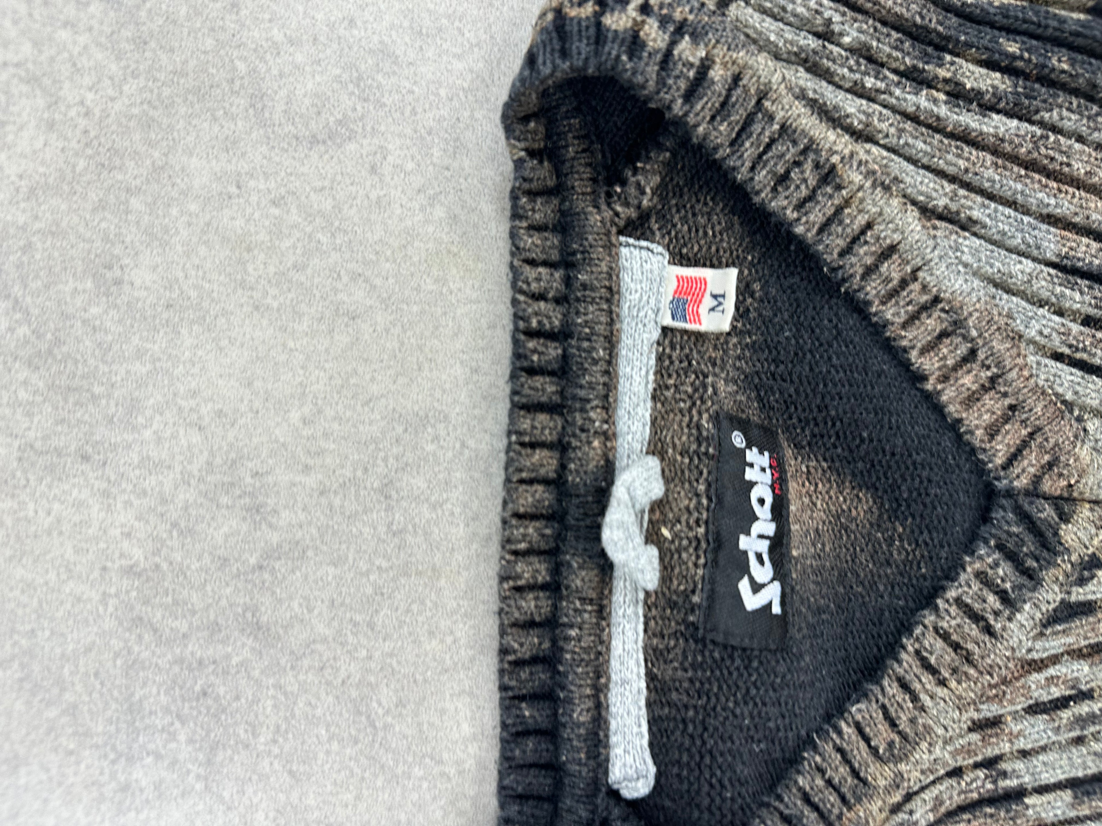 Knitted sweater custom y2k (M)