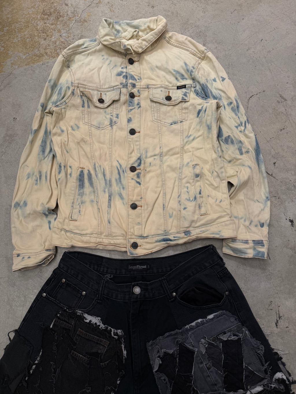 Vintage Tejana Y2k Bleached Jacket (M)