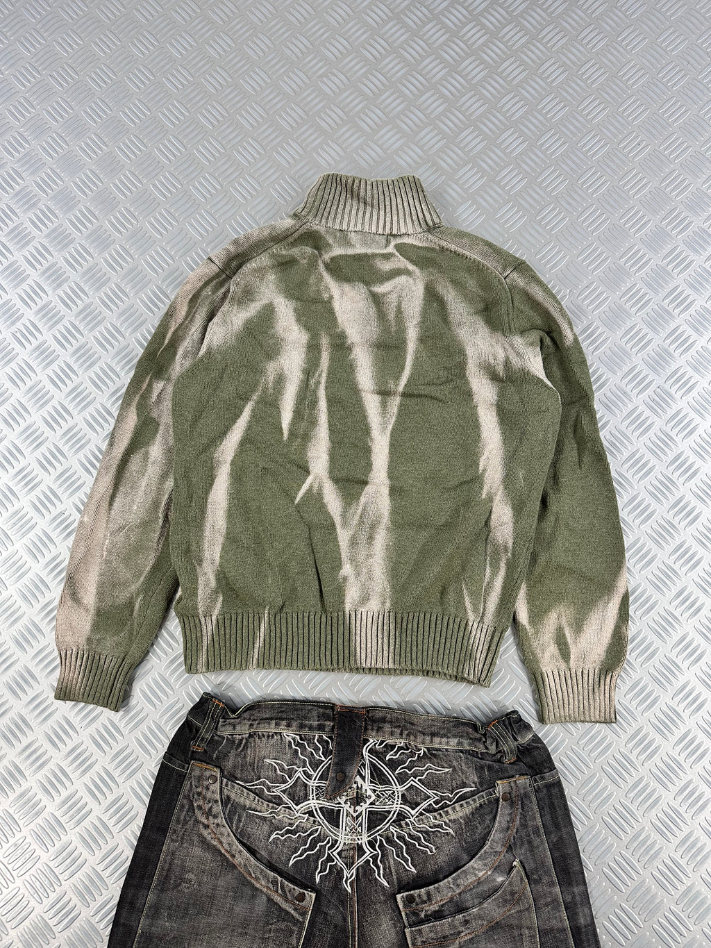 Polo Ralph Lauren mid zip sweater handmade (M)