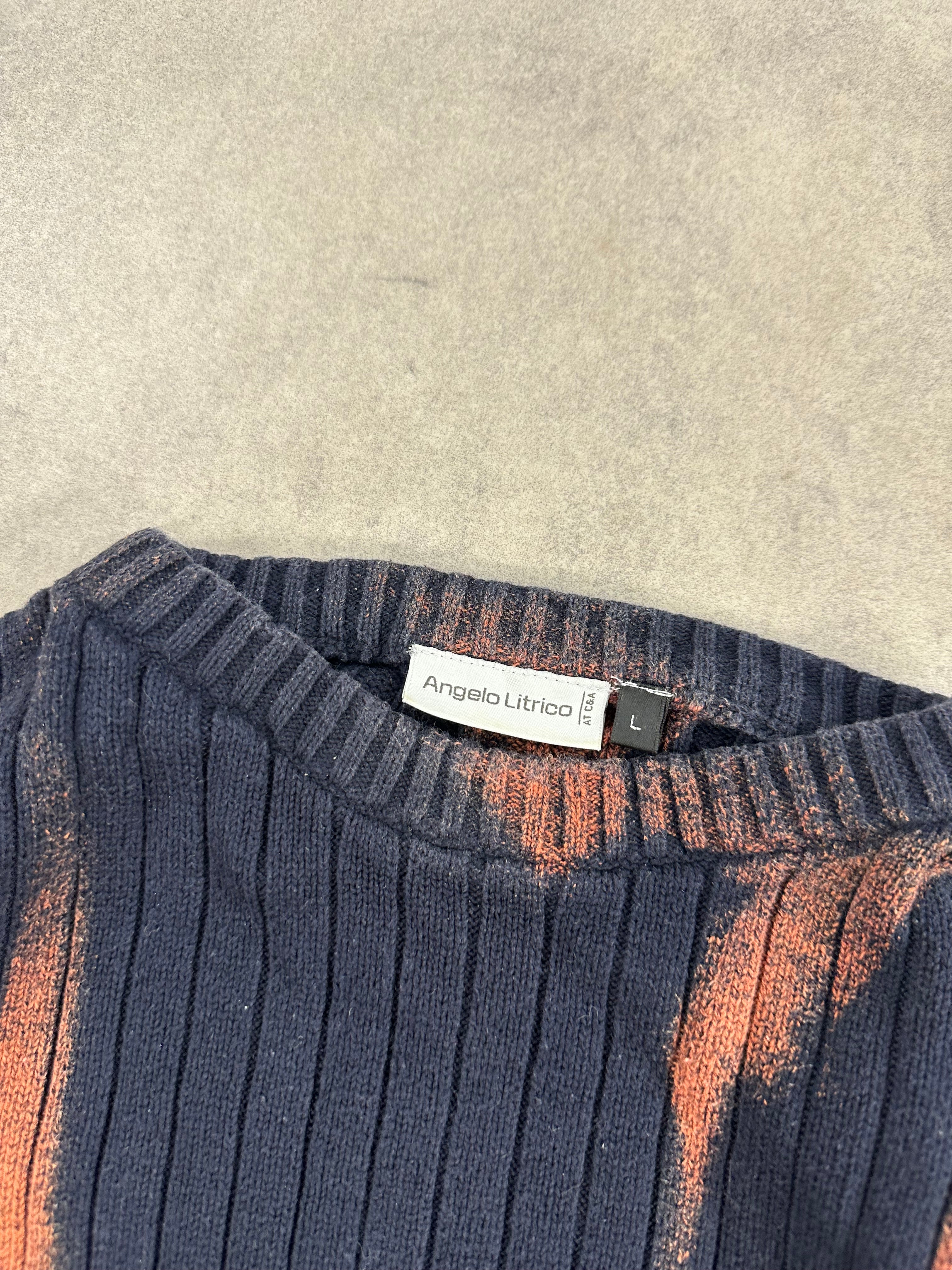 Knitted sweater vintage y2k custom (L)