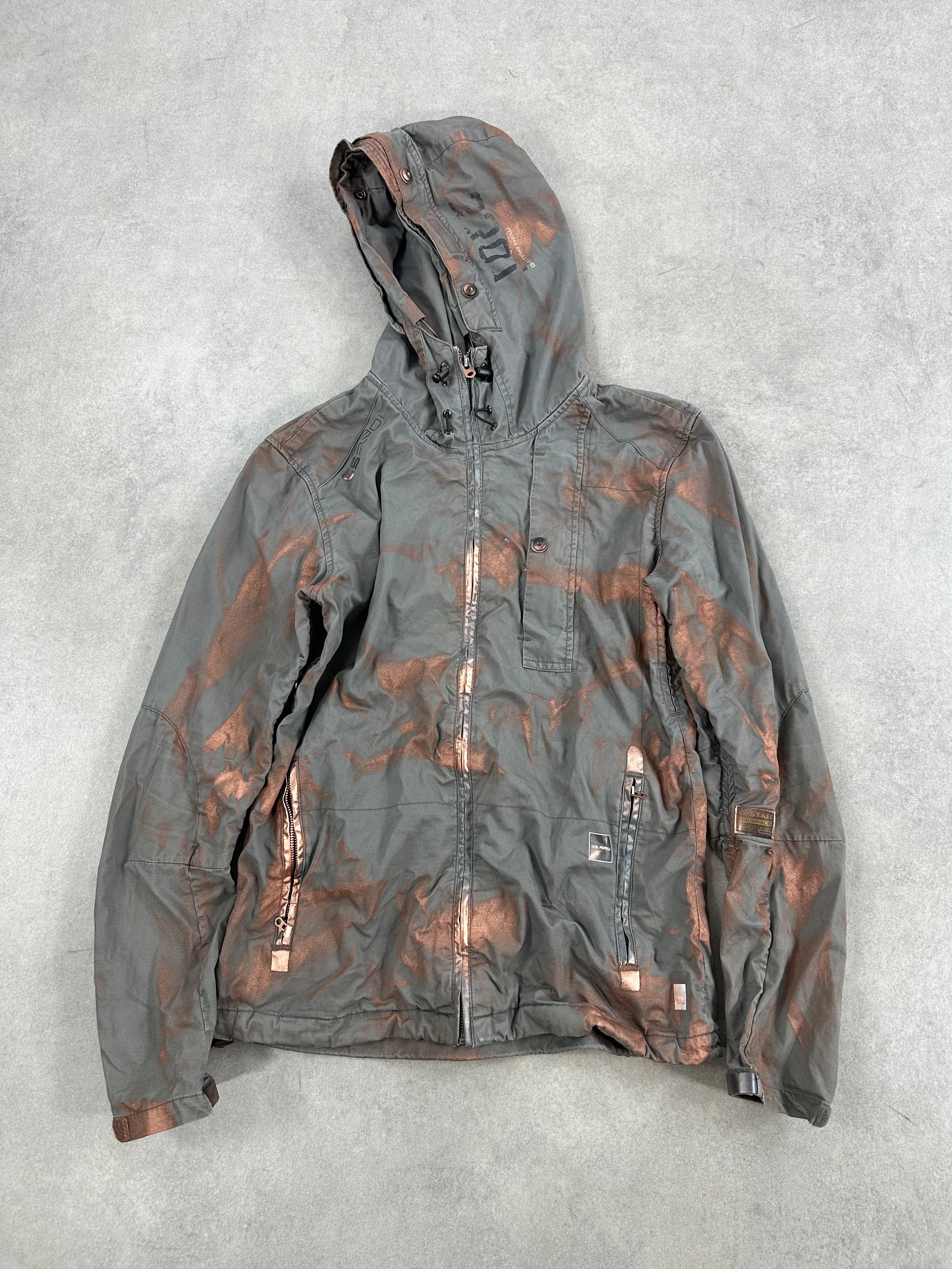 G-star hooded y2k jacket 00’s custom (L)