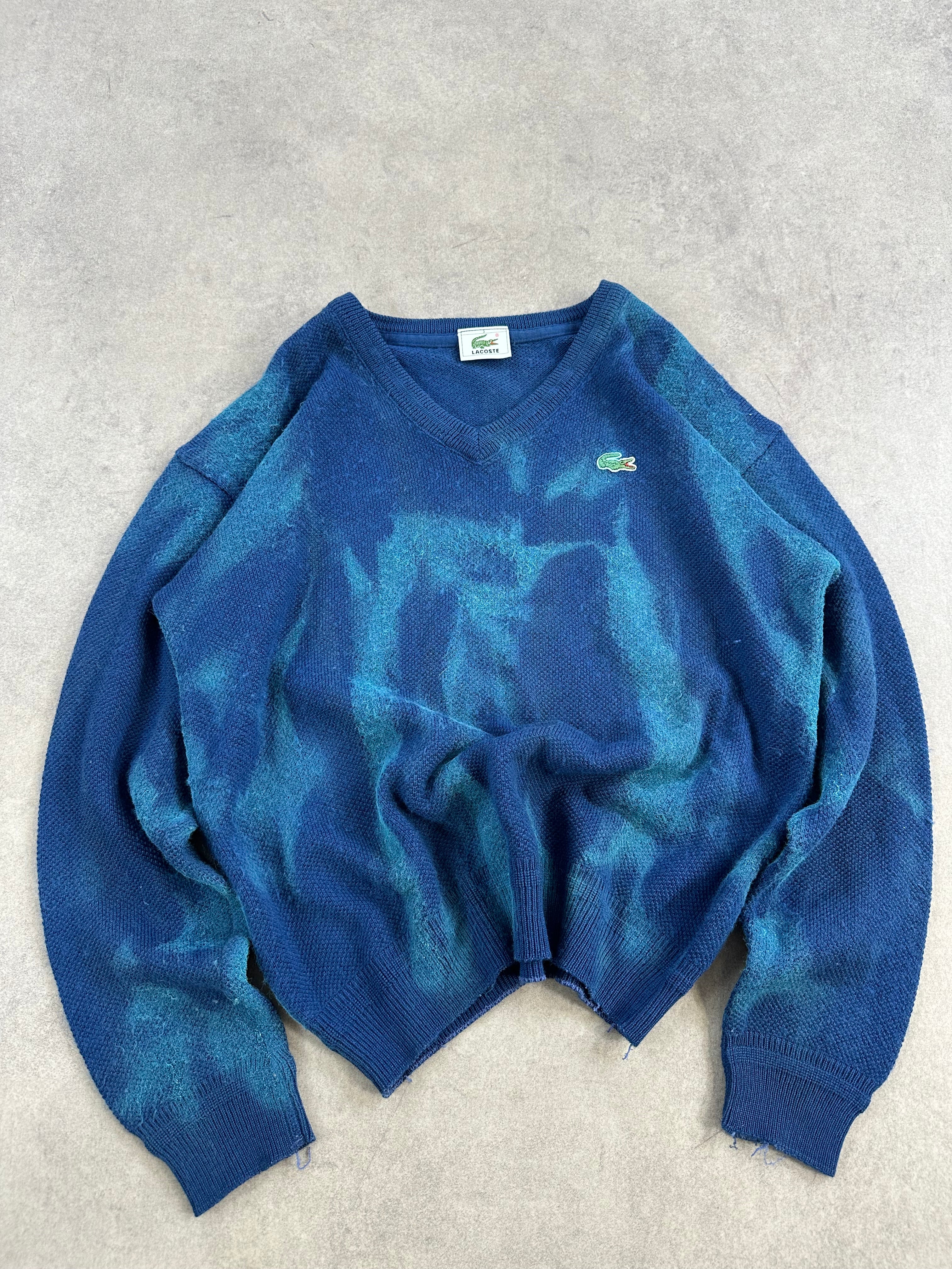 Lacoste knitted wool sweater vintage custom (S)