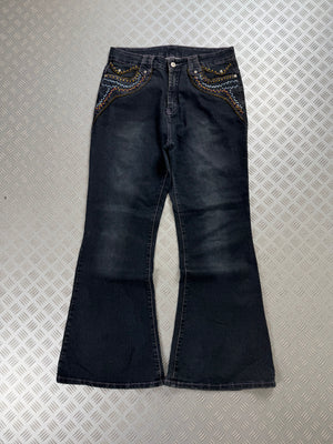 Vintage Y2K Japanese Boot cut Jeans (40)
