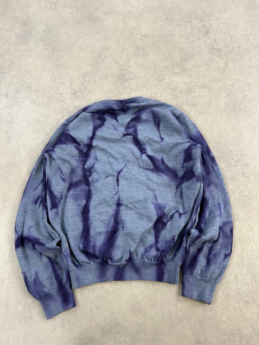 Lacoste disstresed custom wool sweater (L)