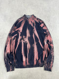Full zip knitted sweater custom y2k (M)