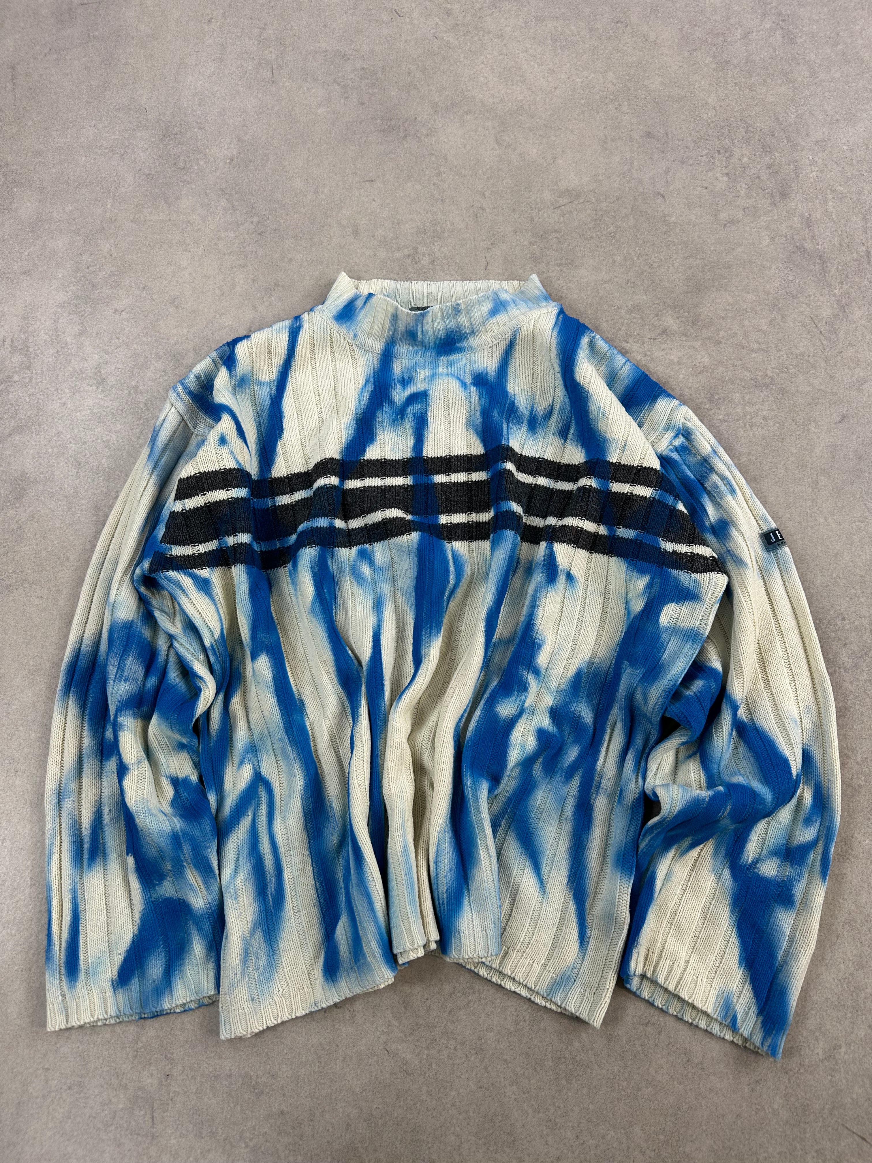 Vintage Knitted Y2k Sweater custom (L)