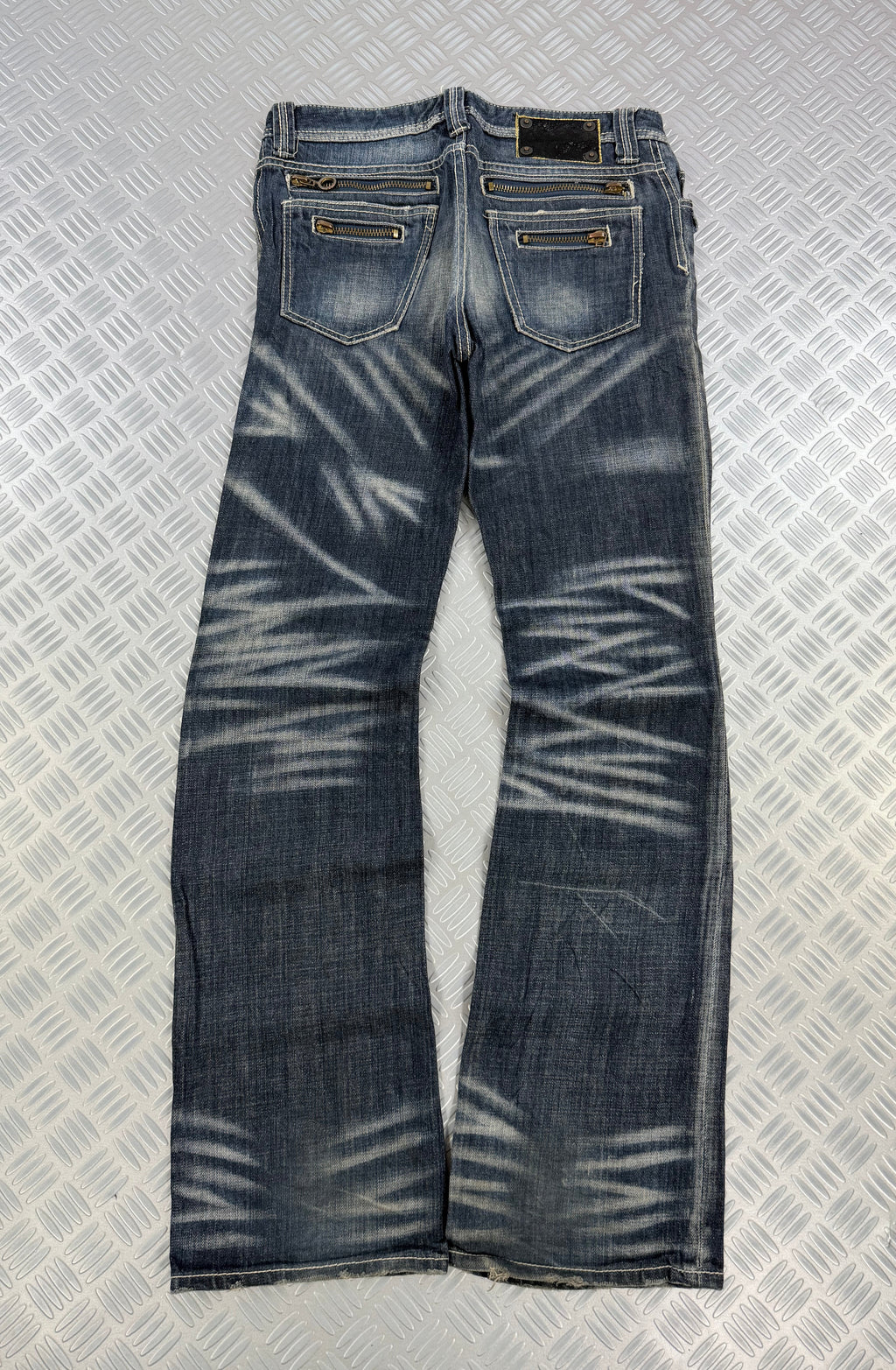 Vintage Japanese bootcut faded jeans (M)