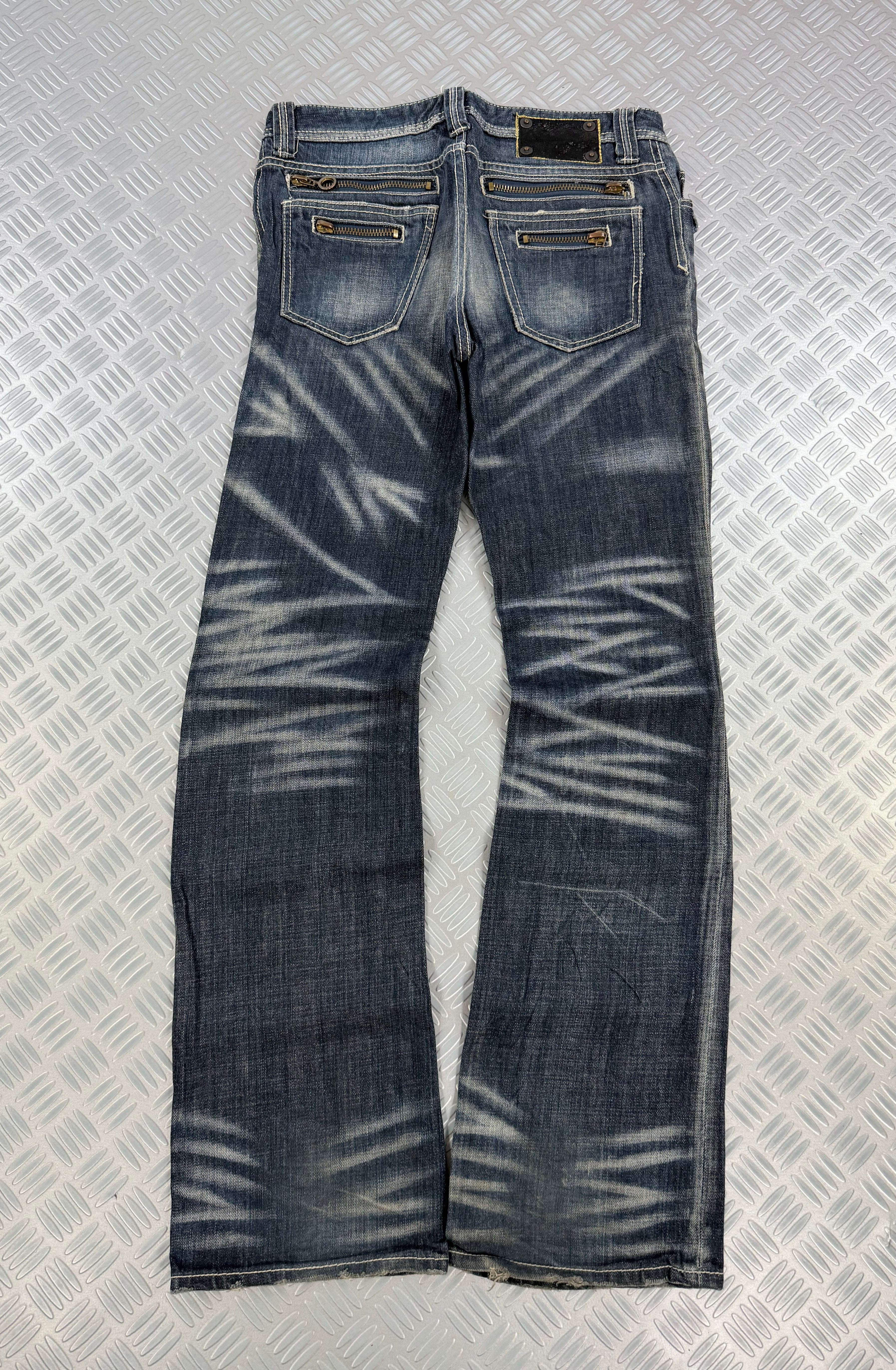 Vintage Japanese bootcut faded jeans (M)