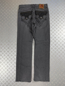 Vintage Tribal y2k Japanese Jeans (40)