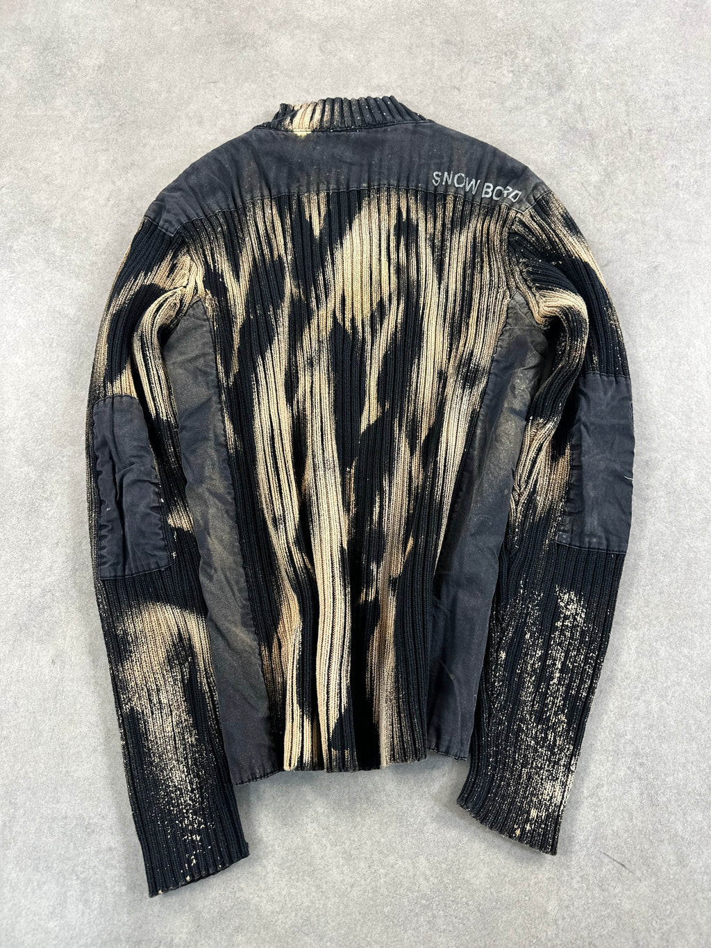 Asymmetrical knitted sweater vintage y2k custom (L)