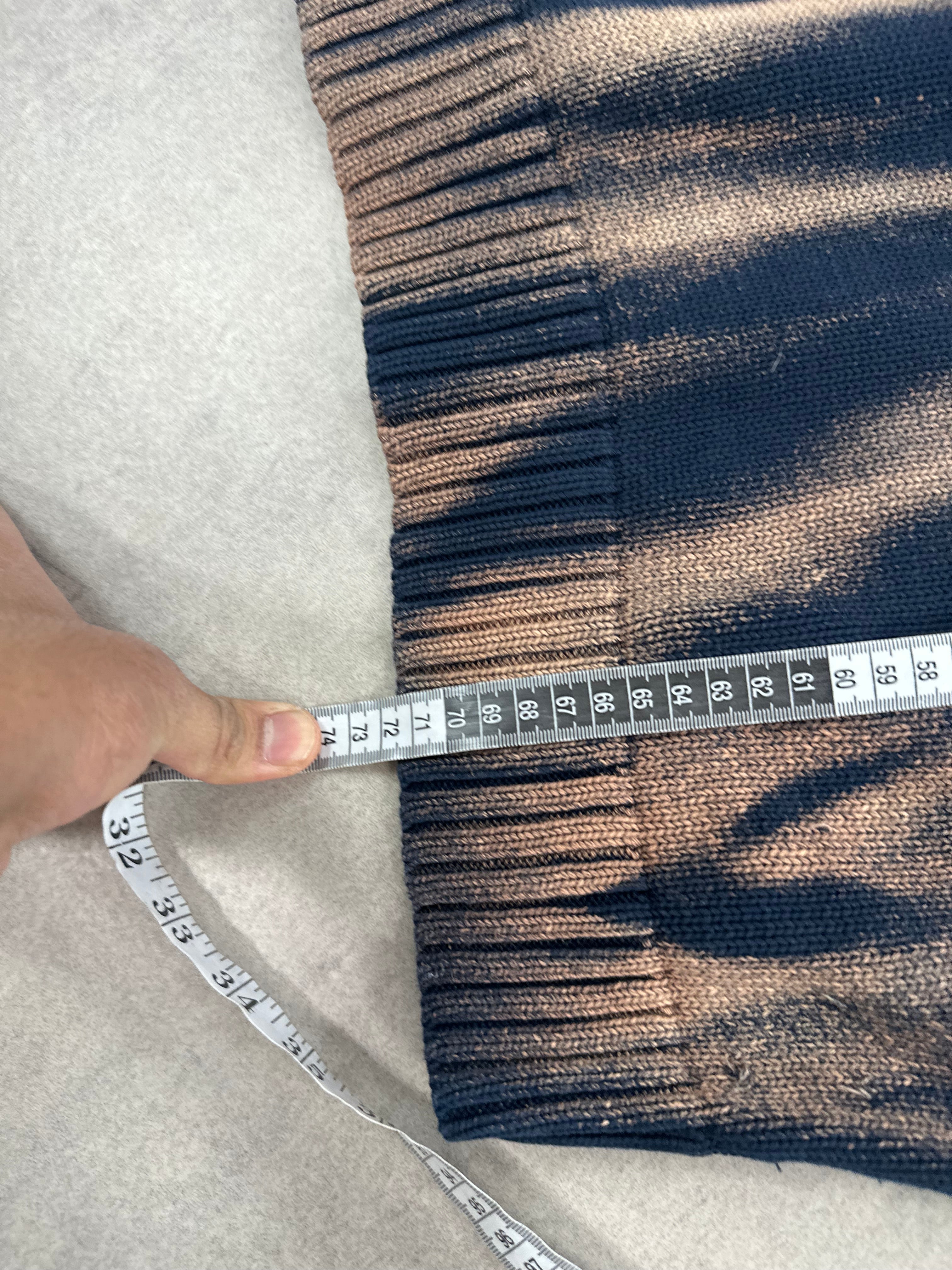 Vintage knitted sweater custom y2k (XL)