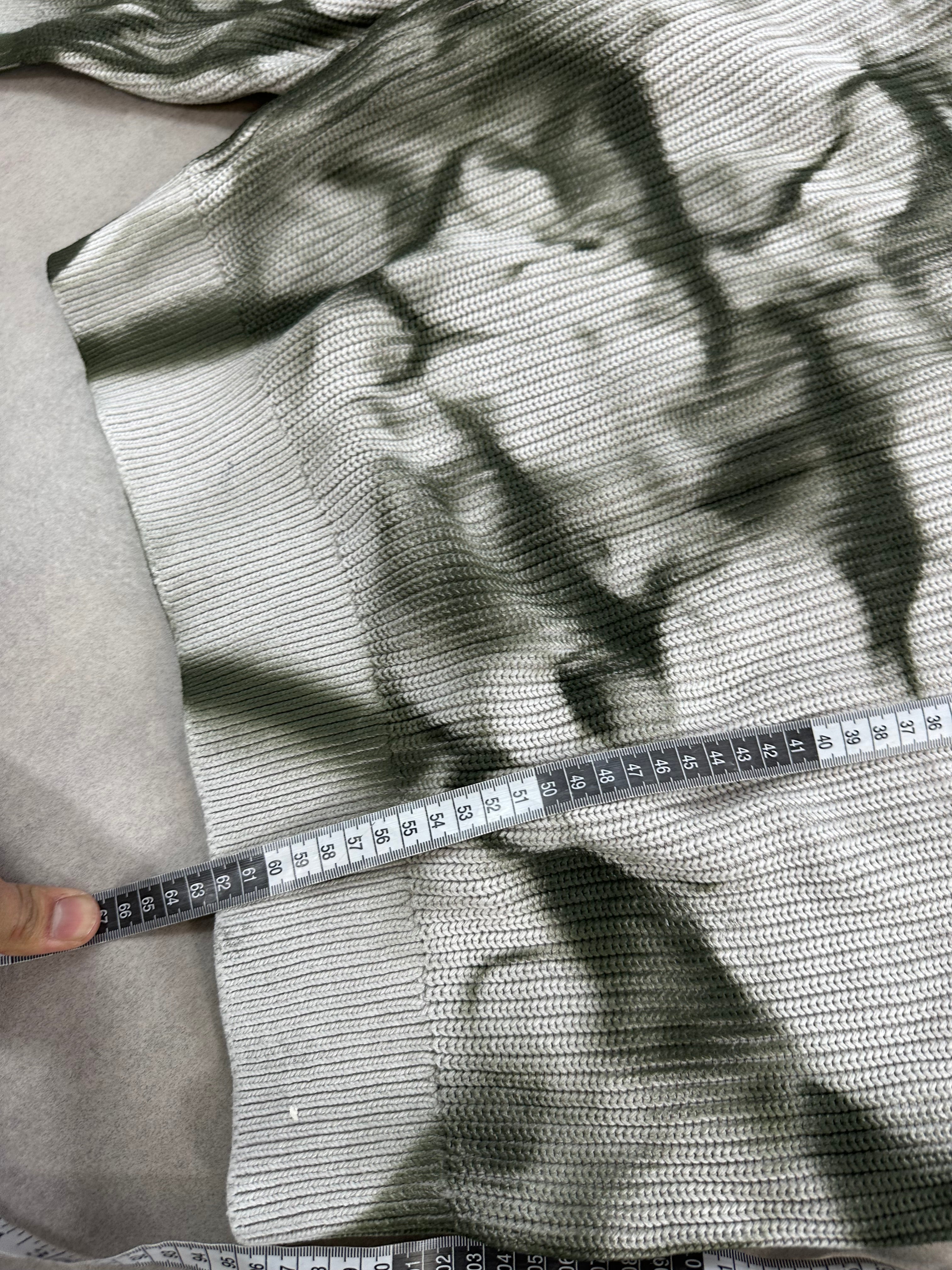 Asymmetrical knitted sweater custom y2k (M)
