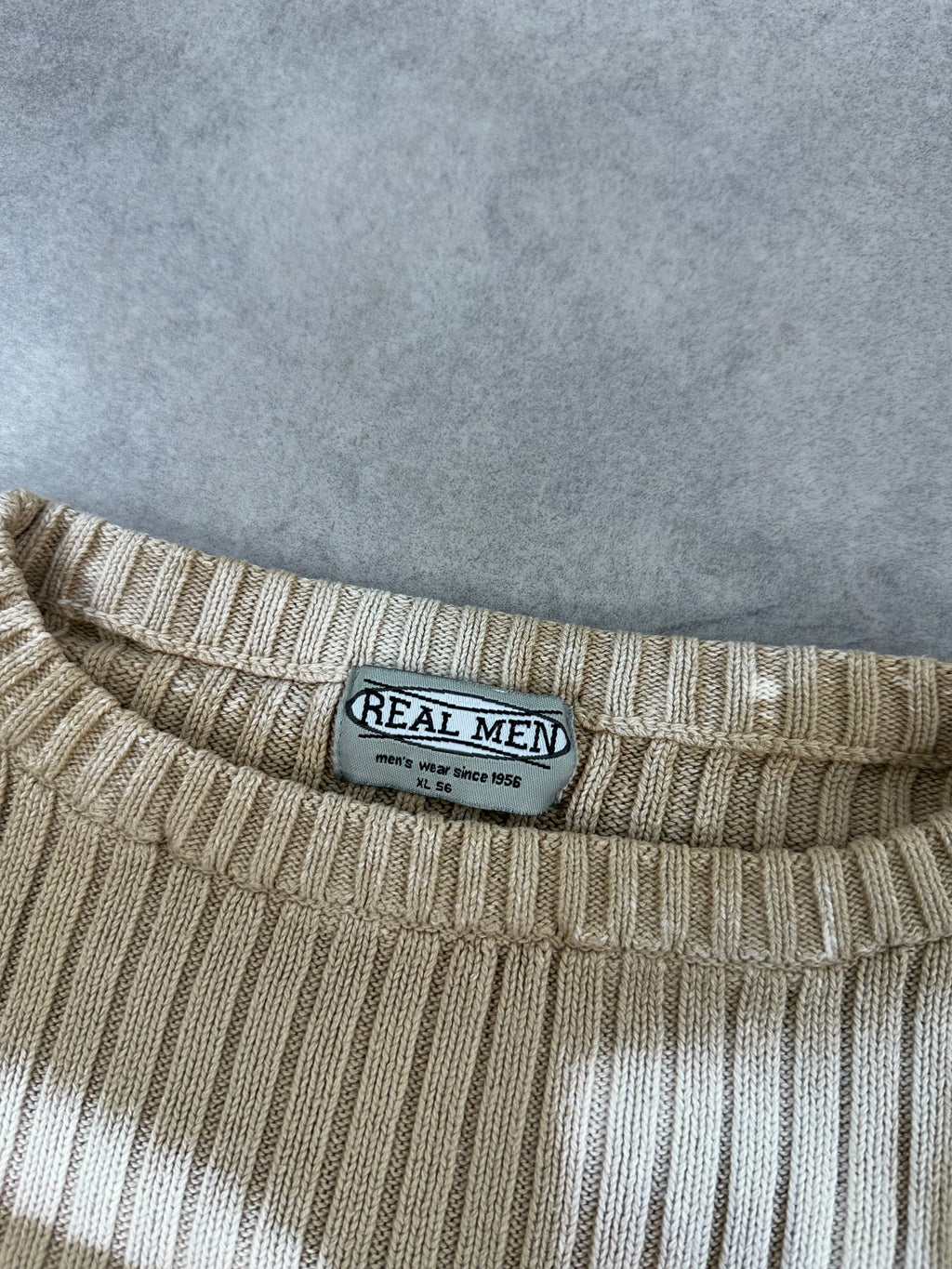 Vintage knitted sweater custom 00’s Y2K (XL)