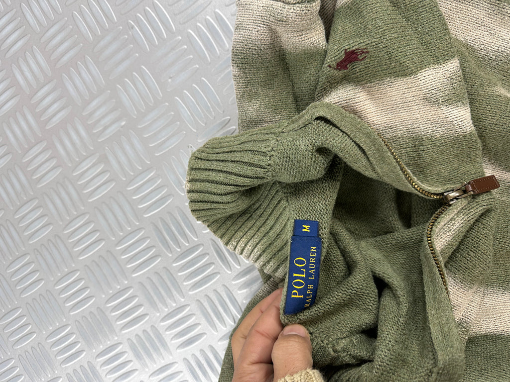 Polo Ralph Lauren mid zip sweater handmade (M)
