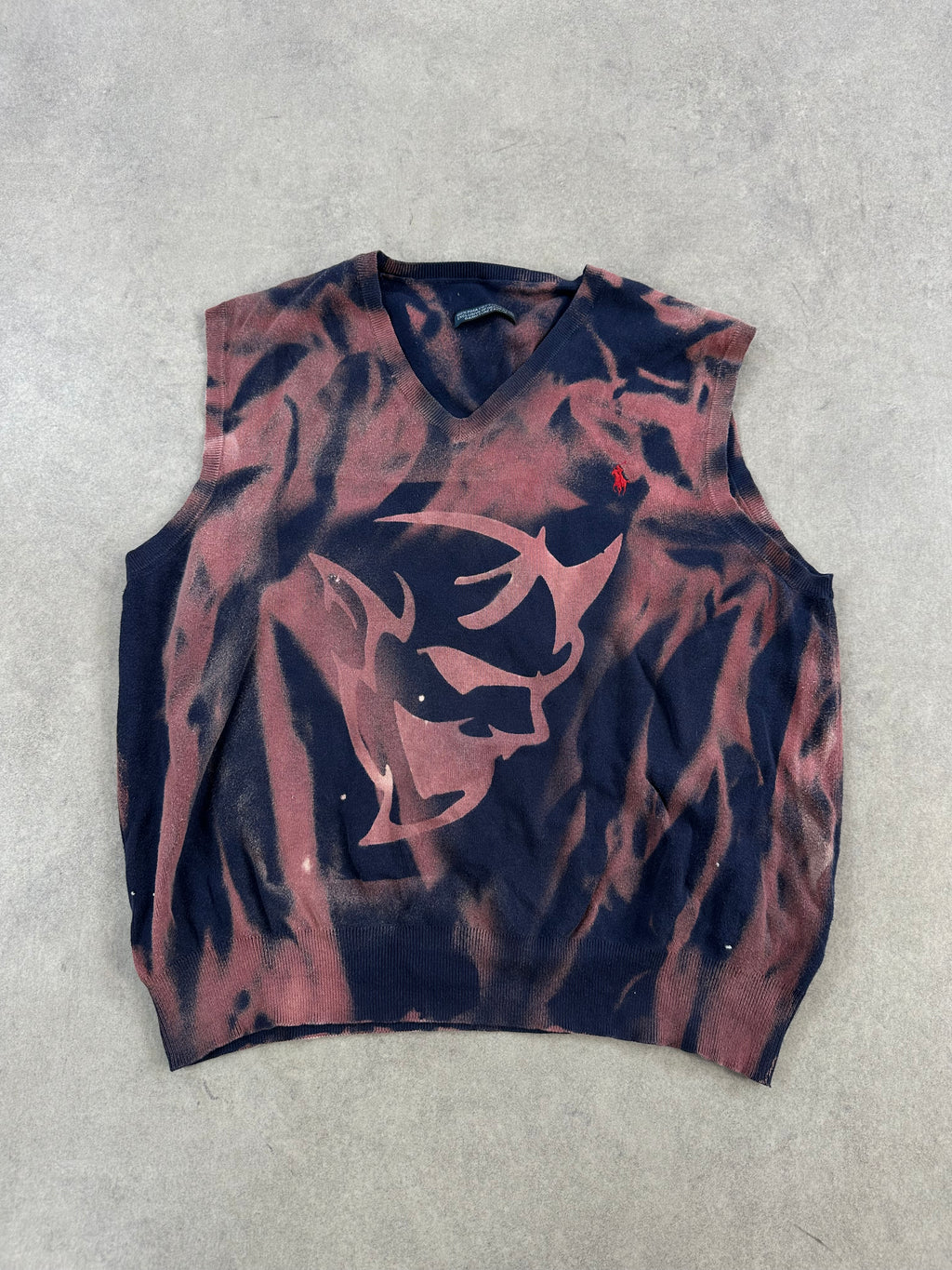 Polo Ralph Lauren custom vest y2k hellcat (M)