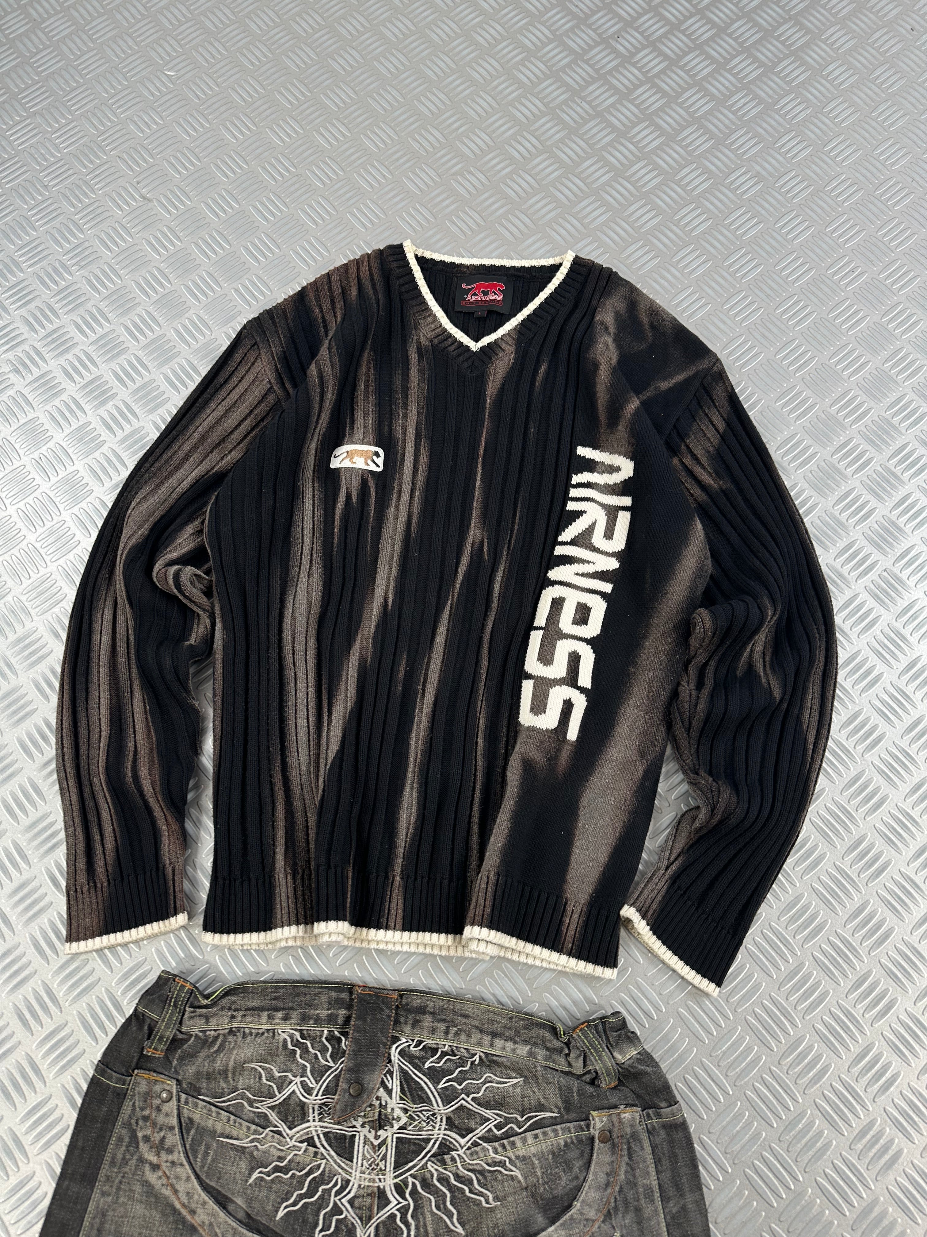Knitted sweater y2k custom 00’s (L)