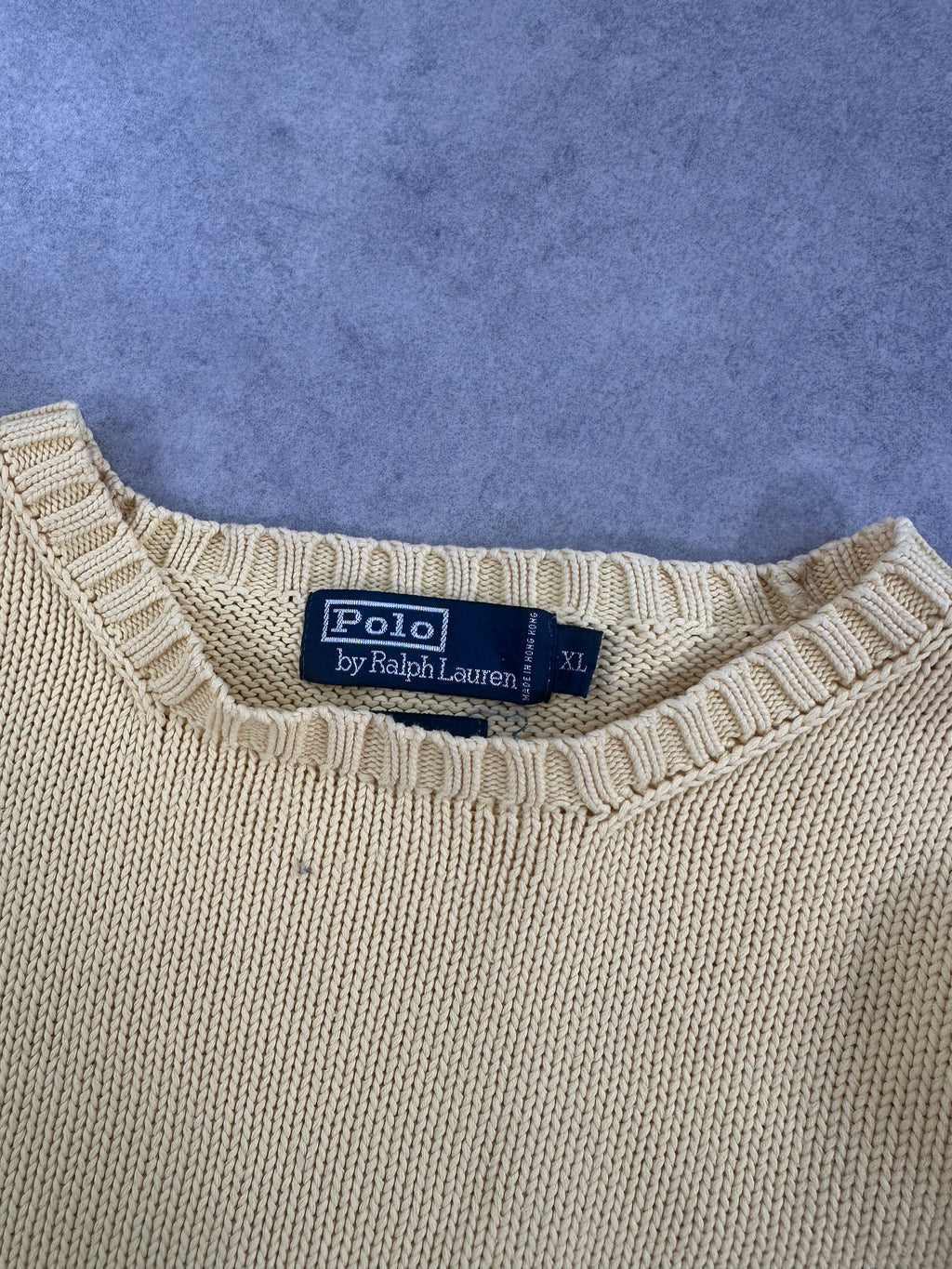 Vintage polo Ralph Lauren knitted sweater (XL)