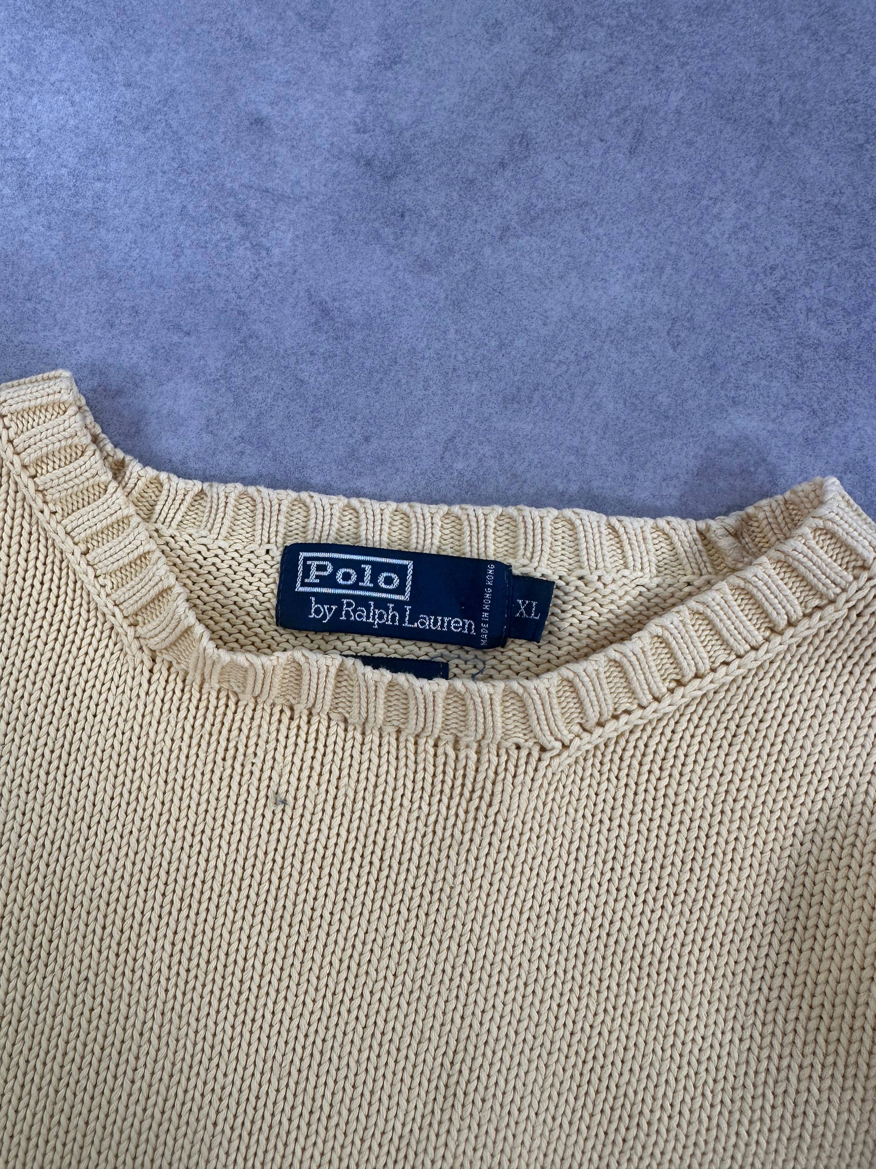 Vintage polo Ralph Lauren knitted sweater (XL)