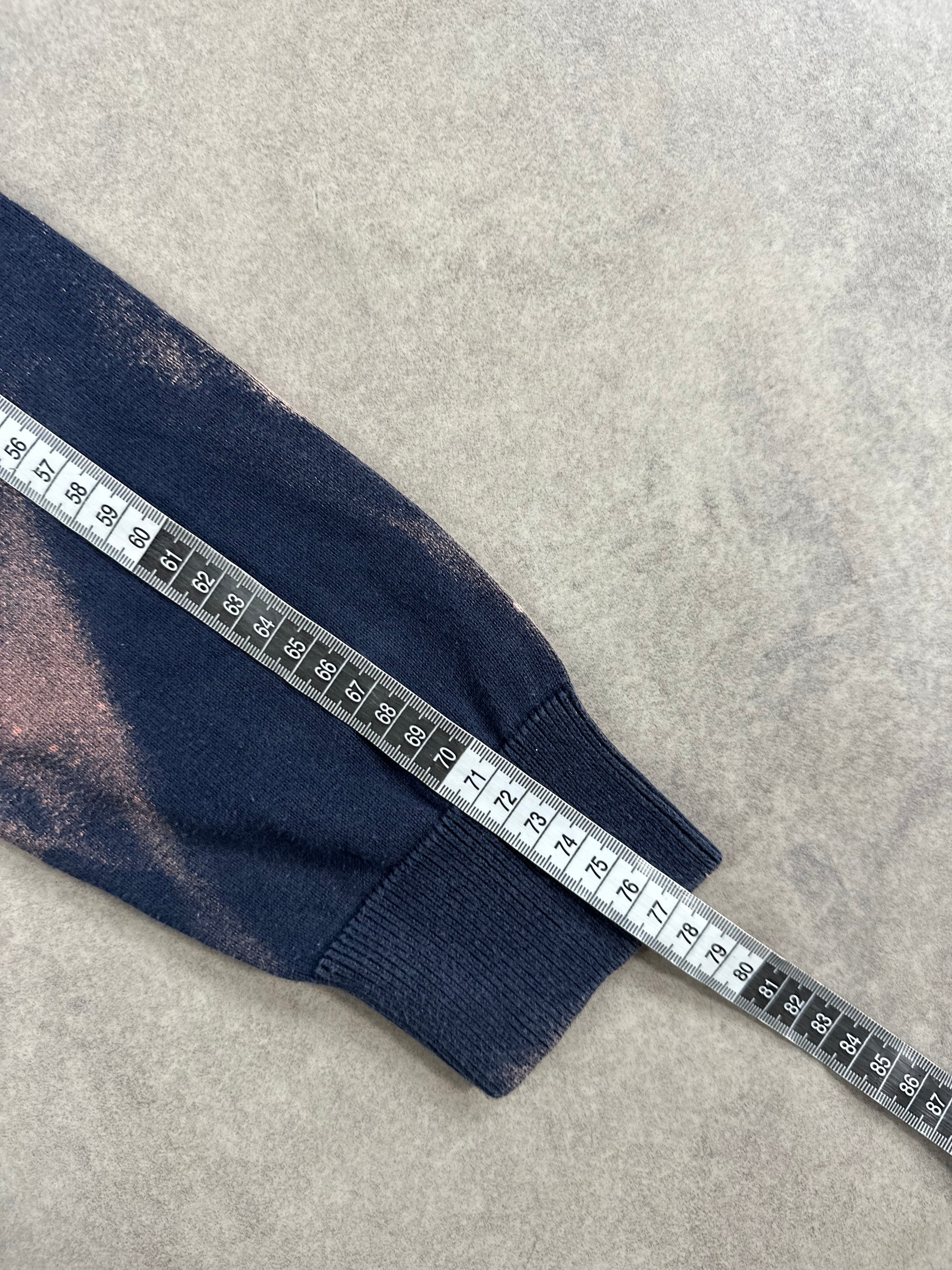 Vintage Tommy Hilfiger Y2k Bleached Knitted Sweater custom (L)