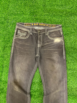 Rock Revival Grey Faded Jeans