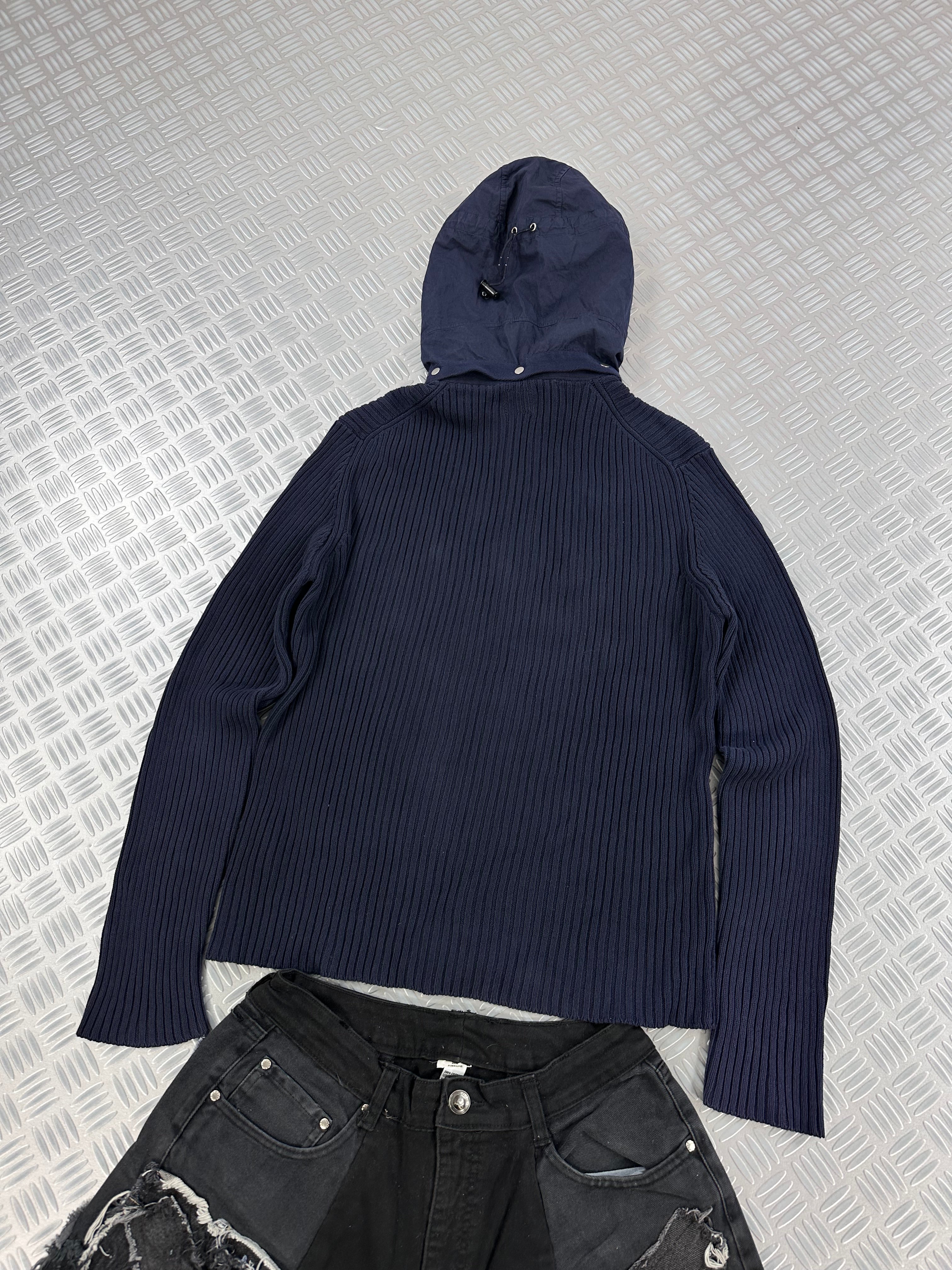Knitted hooded sweater cp company vintage y2k