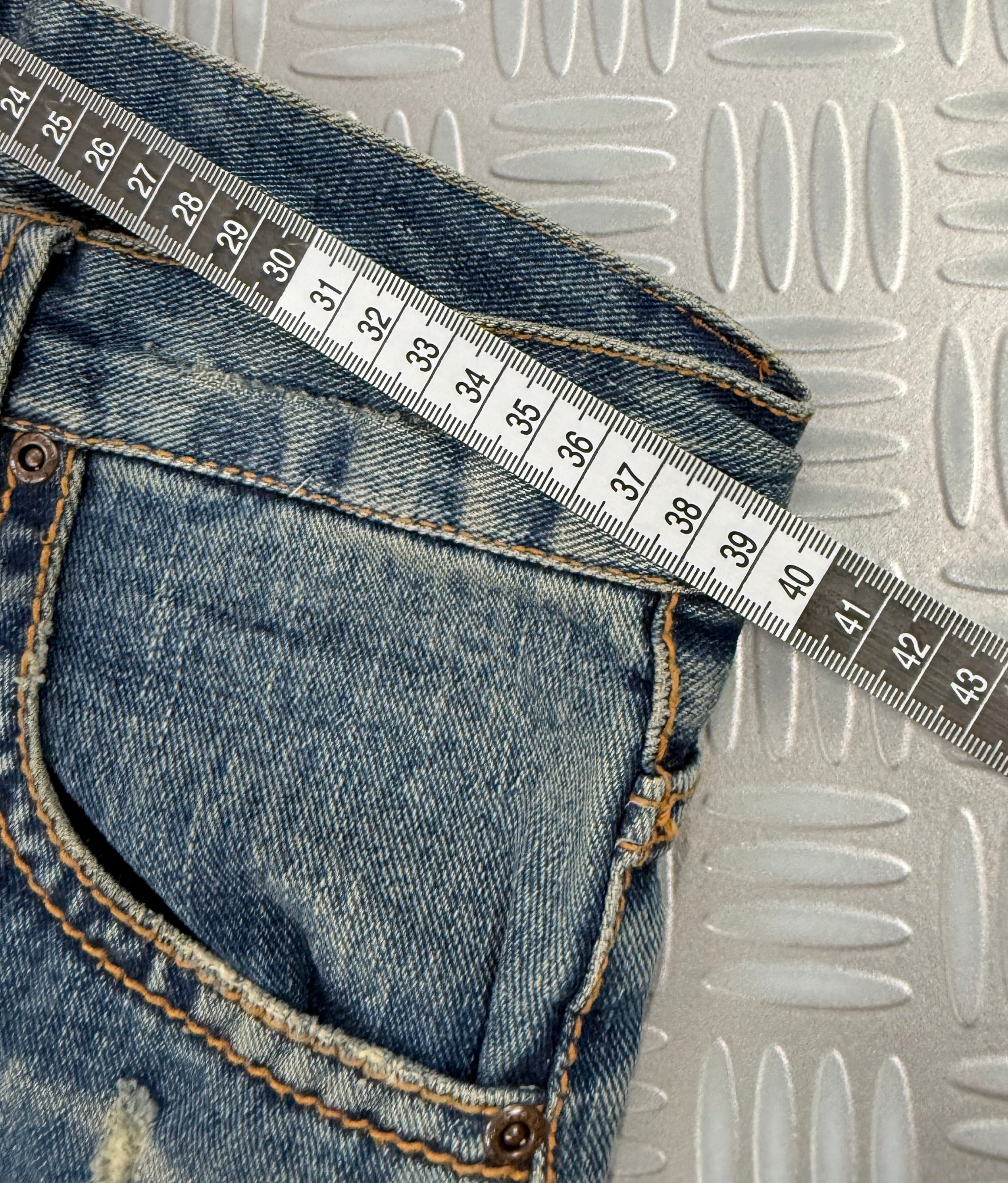 Vintage Japanese flared jeans  faded (M)