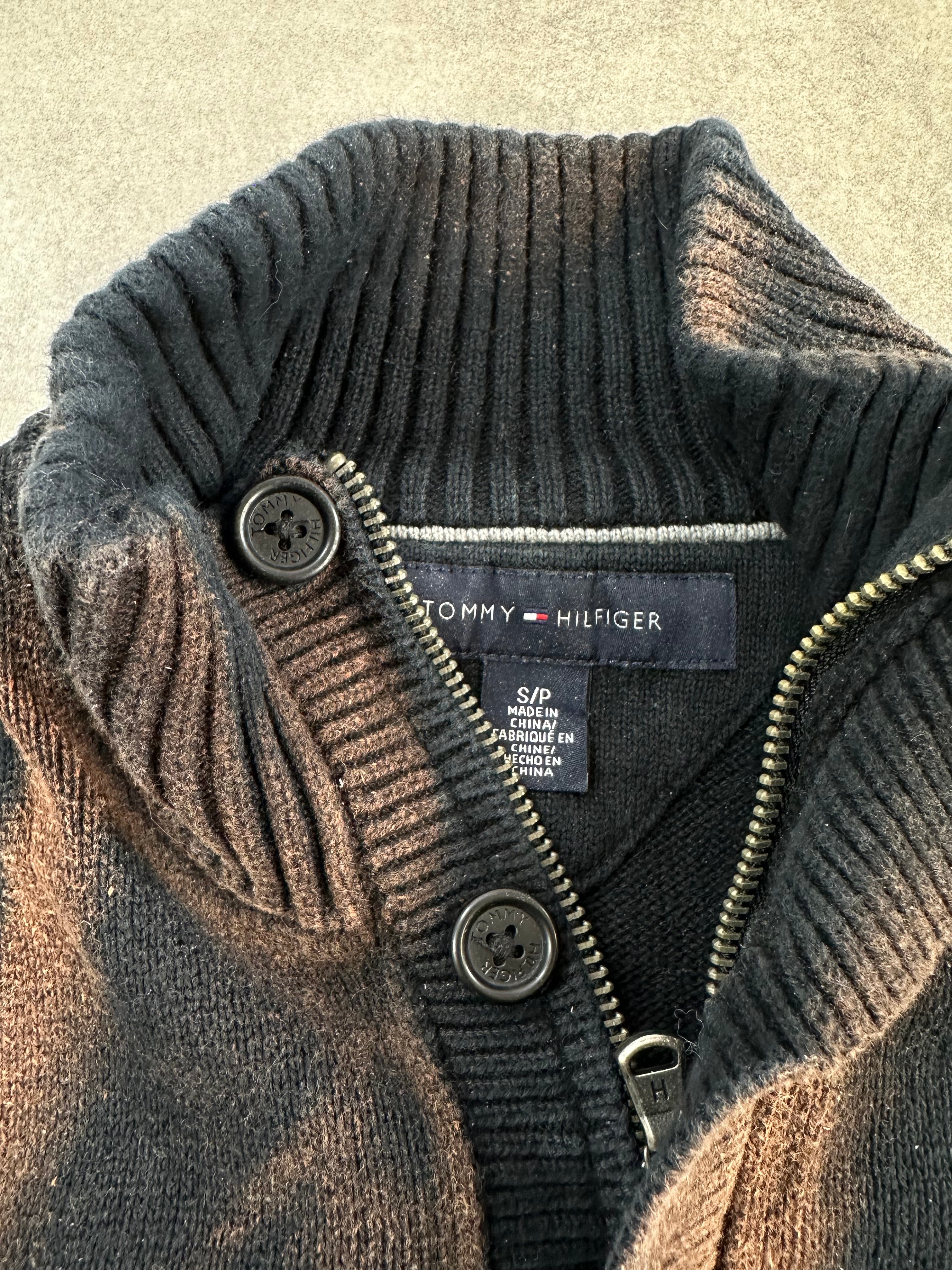 Vintage Tommy Hilfiger Y2k Knitted Bleached Sweater (S)