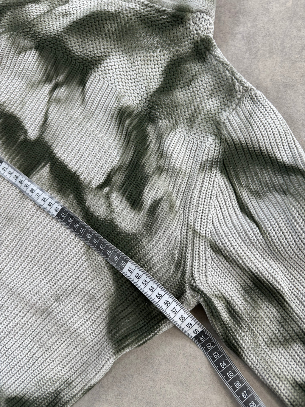 Asymmetrical knitted sweater custom y2k (M)