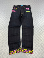 Vintage Japanese jeans crazy bomb y2k (S)