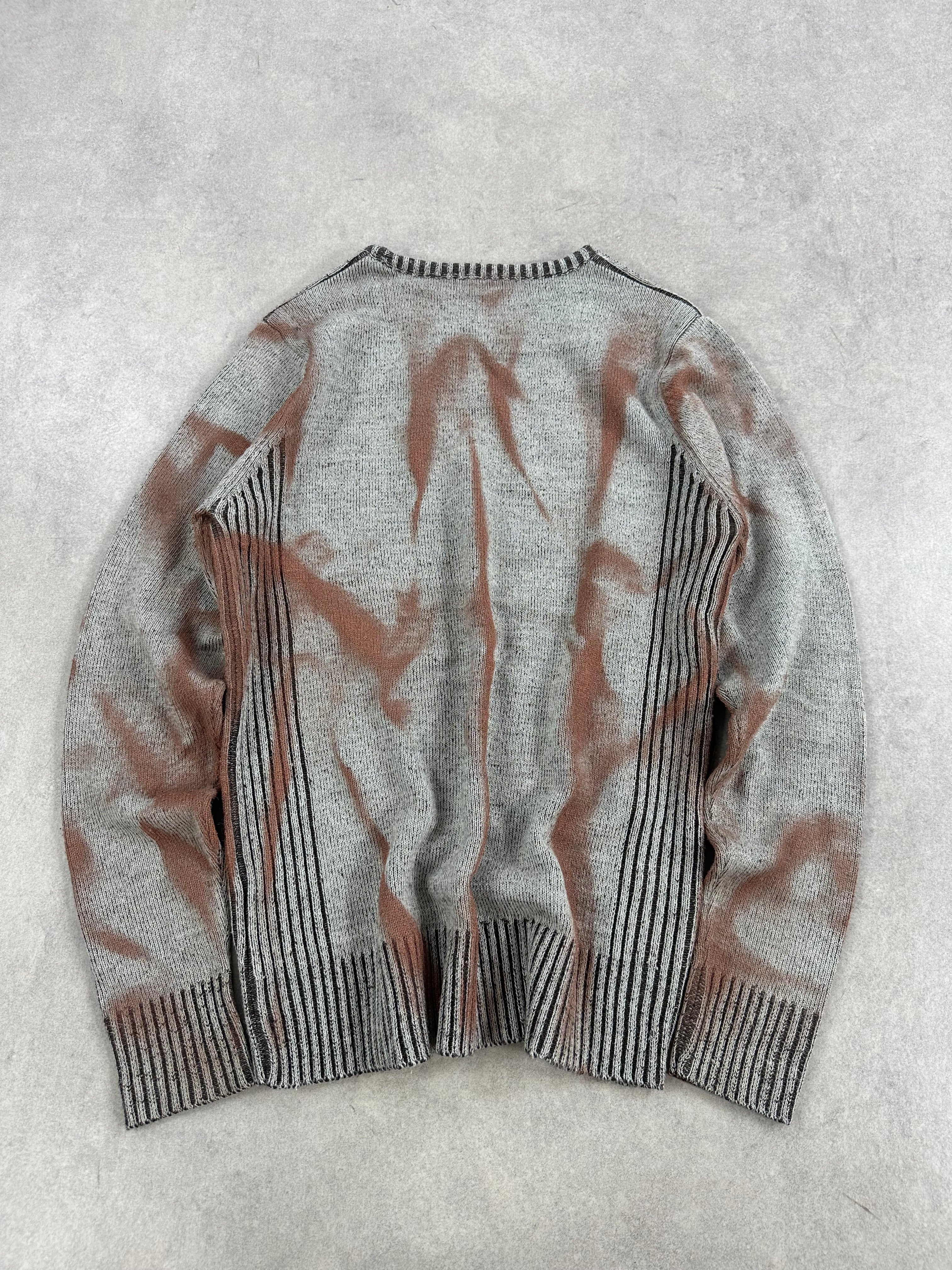 Knitted sweater custom y2k 00’s (M)