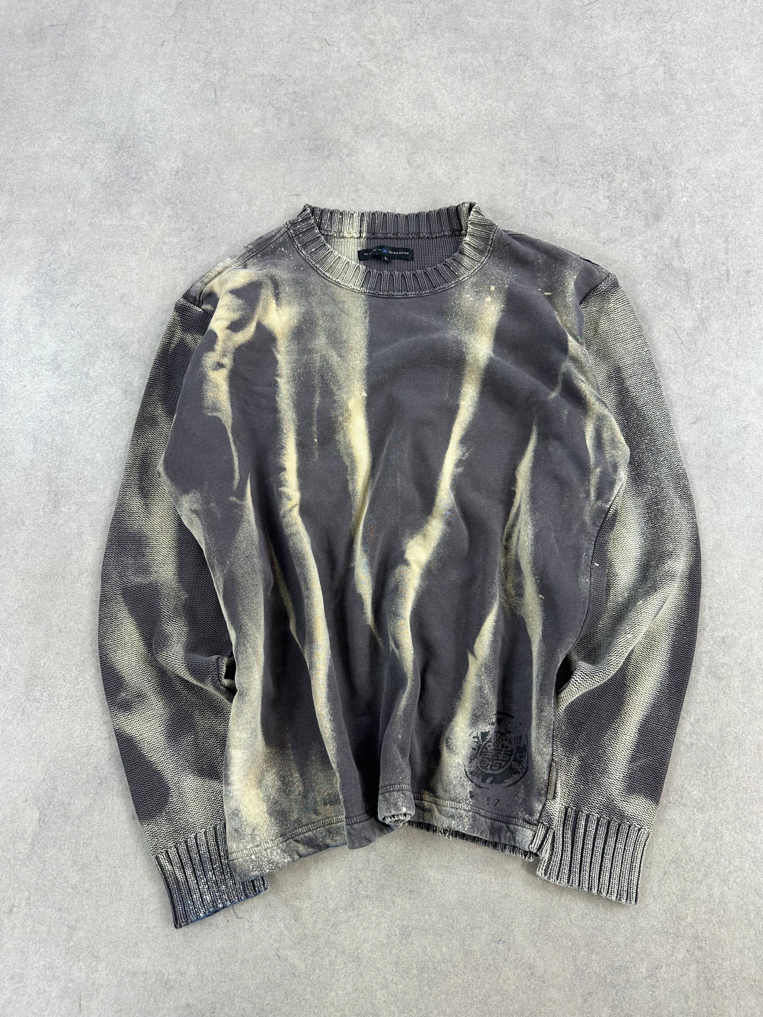 Chevignon knitted sweater vintage custom (L)