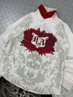 Vintage graphic shirt red ape tribal printed (XL)
