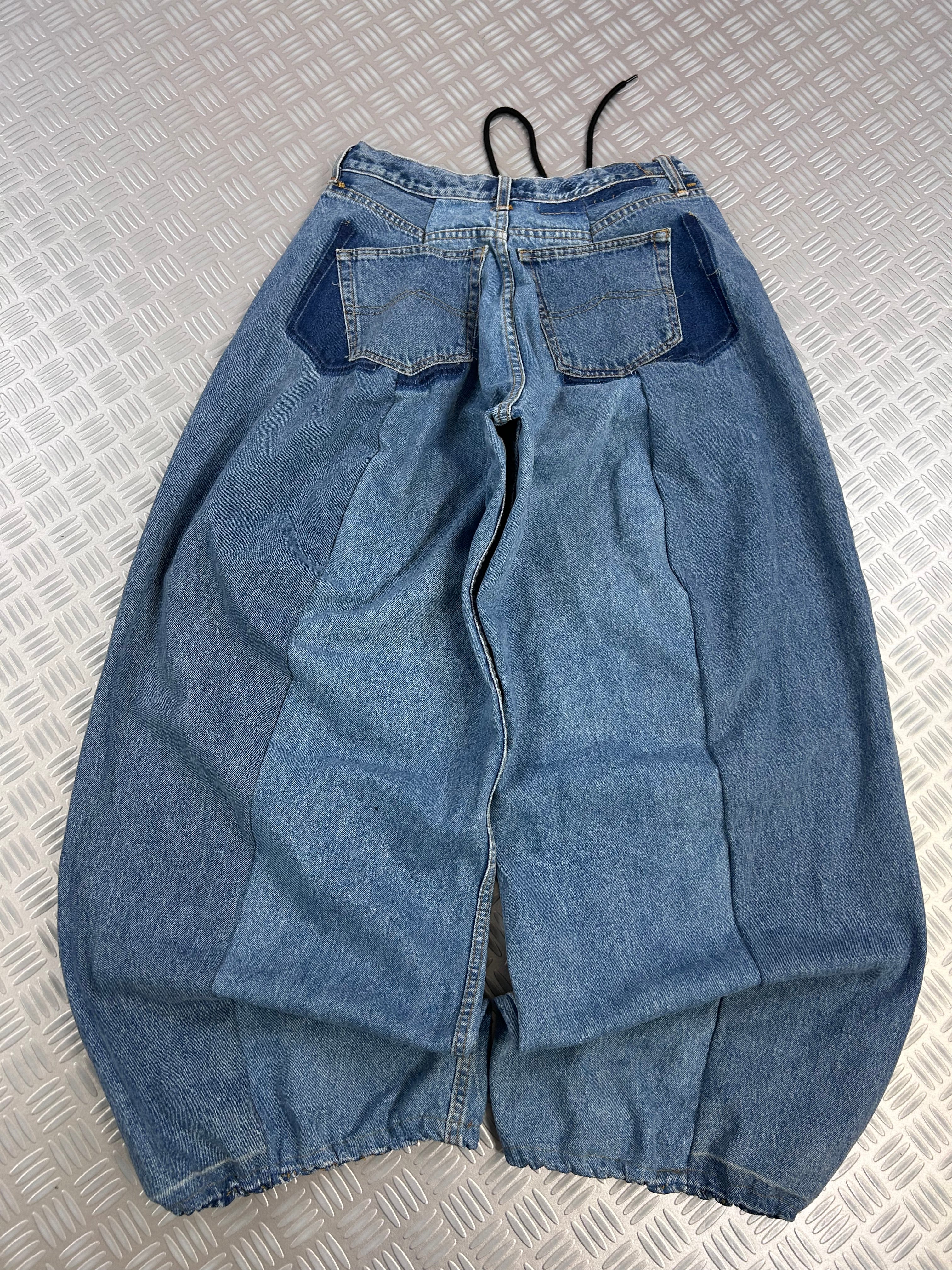 Handmade baggy ballon jeans parachute (42)