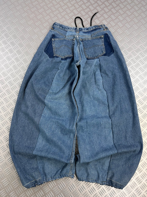 Handmade baggy ballon jeans parachute (42)