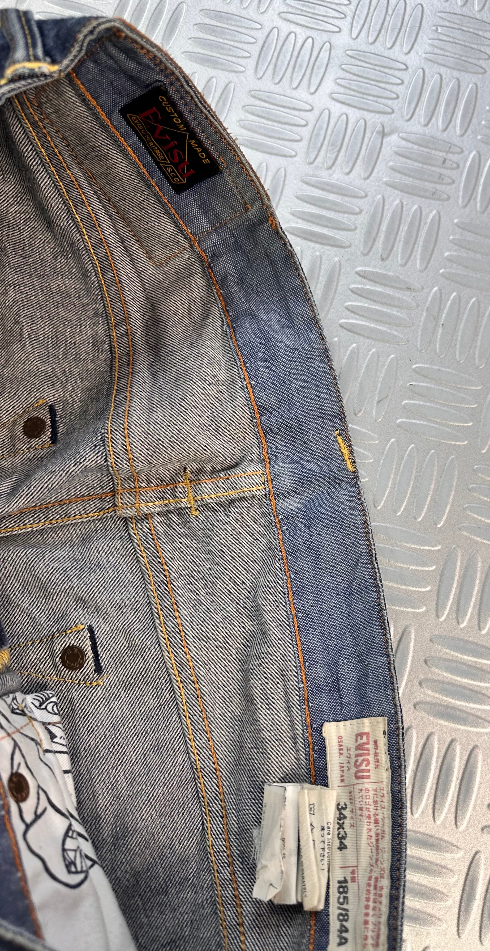 Evisu jeans vintage 2000’s y2k (L)