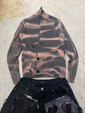 Vintage Y2k Knitted Bleached Cardigan Sweater (M)