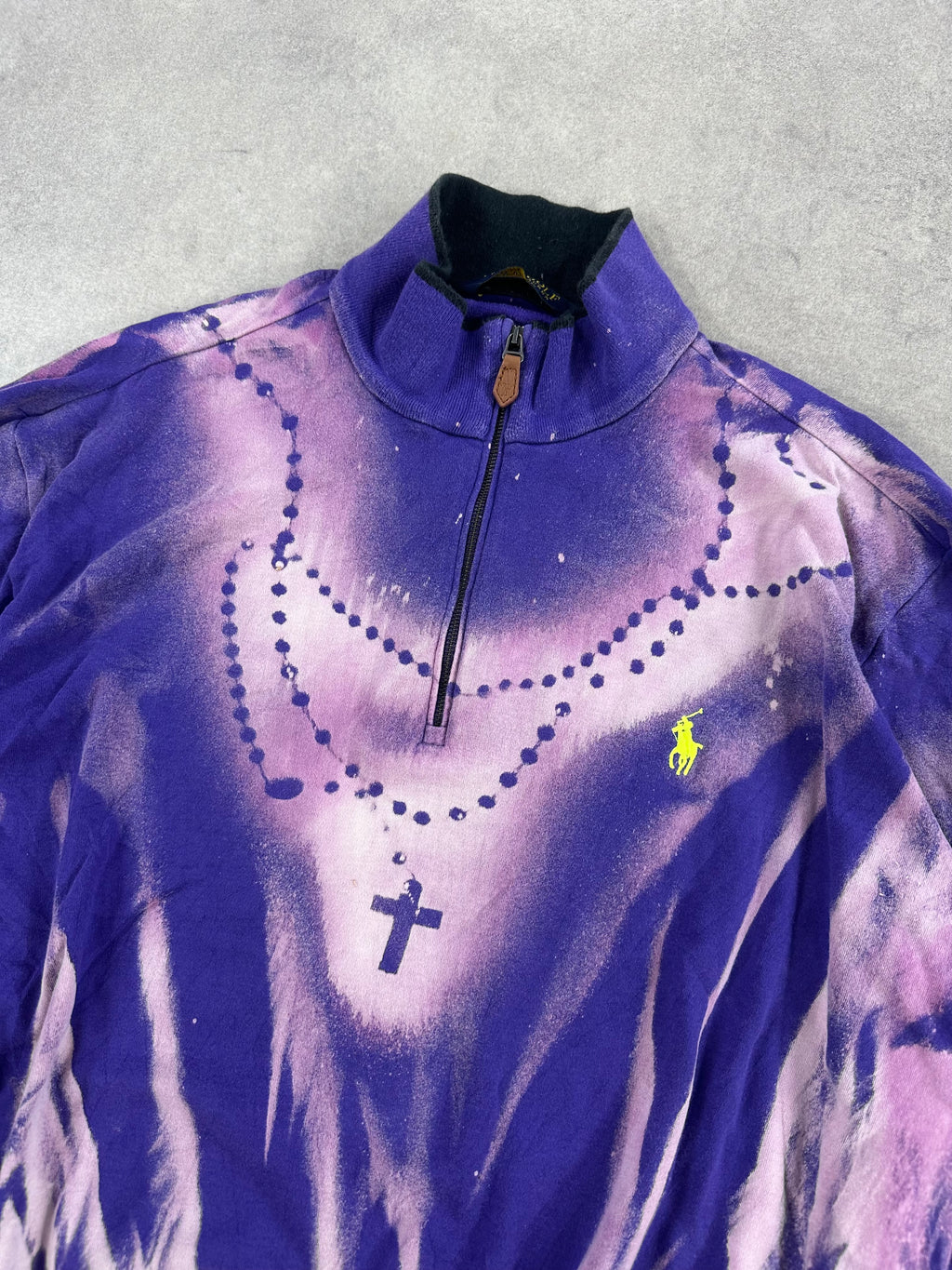 Polo Ralph Lauren mid zip custom sweater 00’s (L)