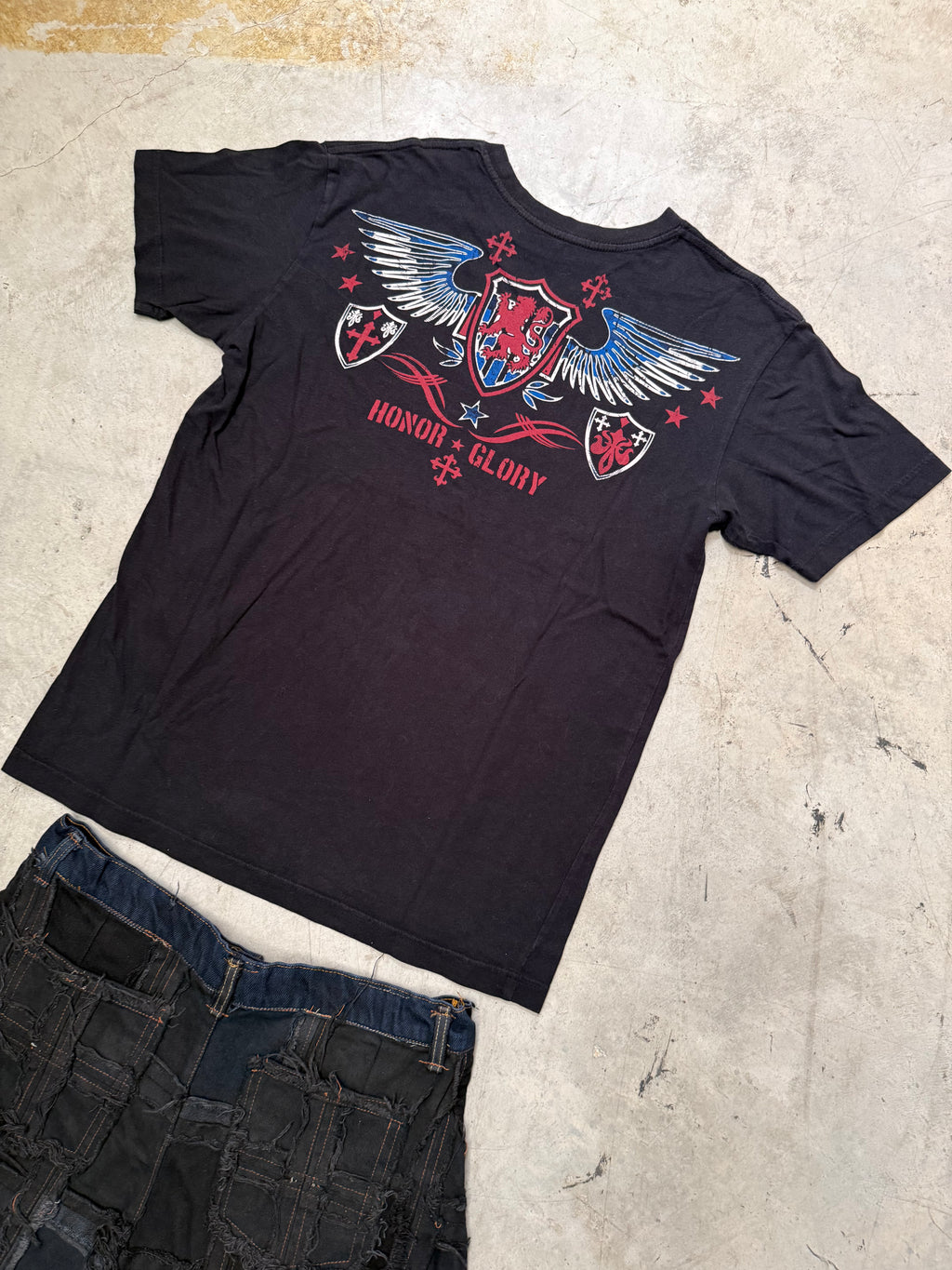 Vintage Y2k Affliction style Xtreme Couture T-Shirt (M)