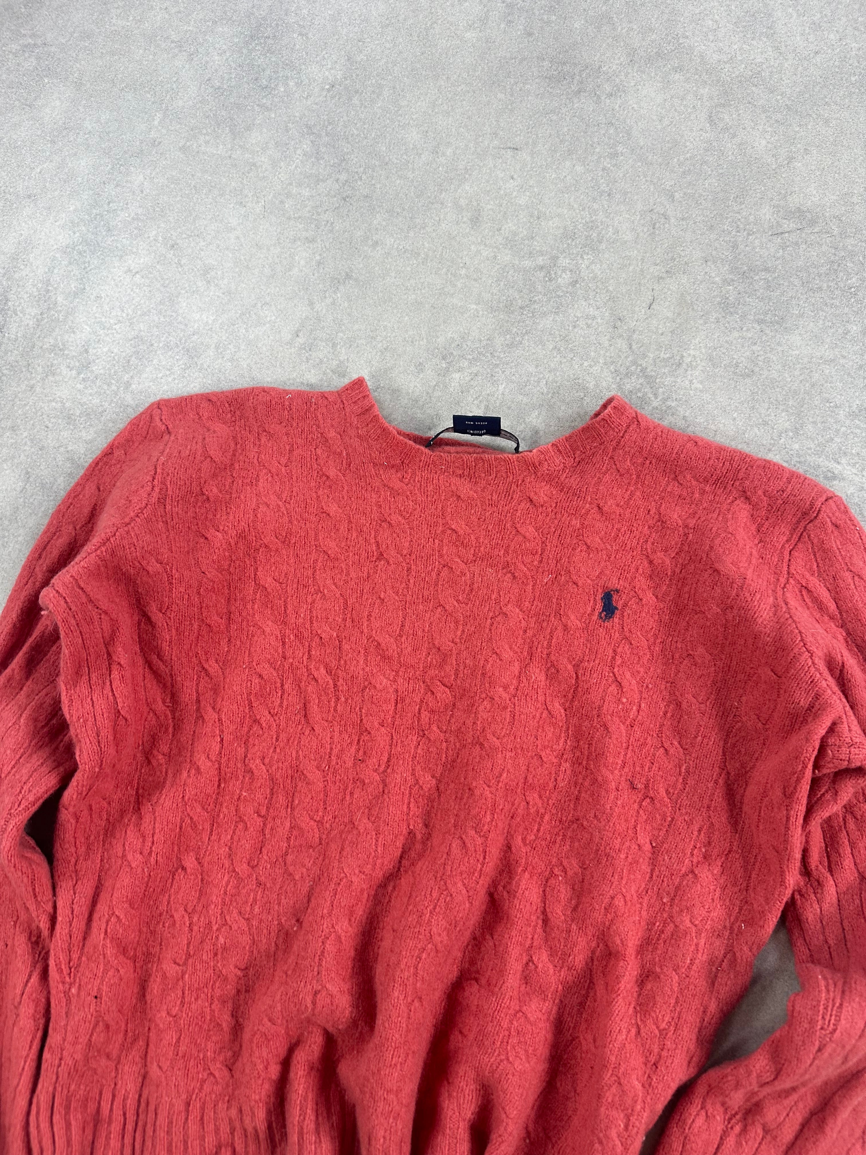 Vintage polo Ralph Lauren knitted sweater women (L)