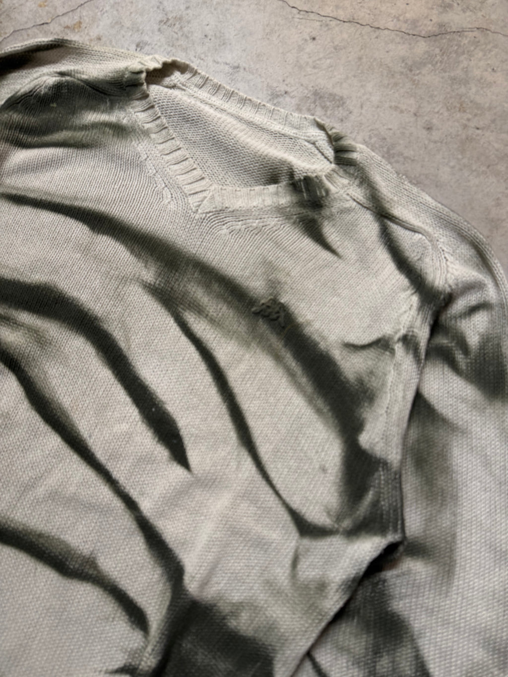 Vintage Knitted Y2k Sweater custom (L)