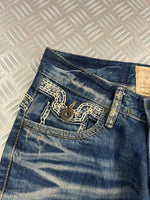 Vintage Faded Tribal Y2K Jeans 90s